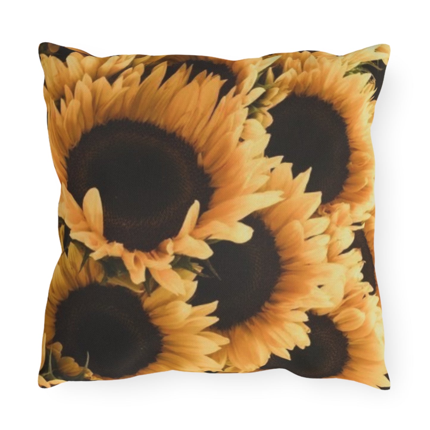 Sunflower Floral Outdoor Pillow