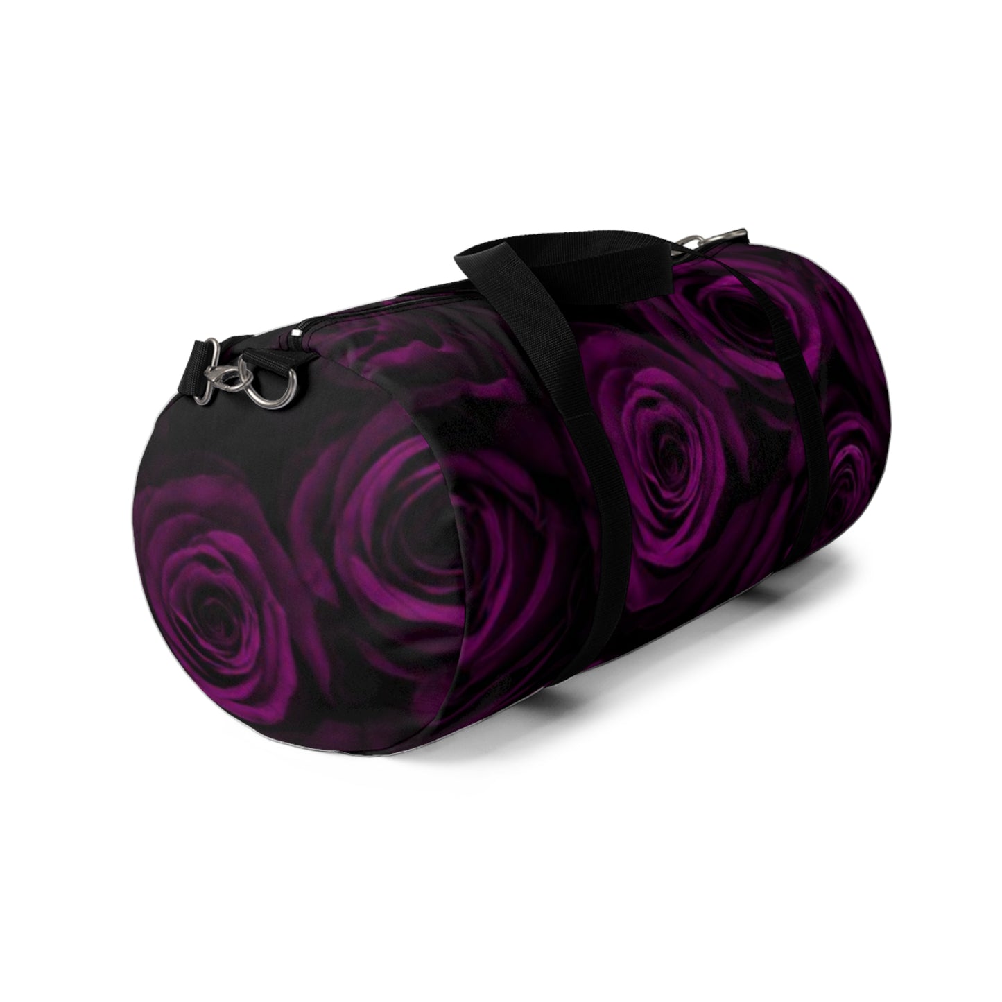 Dark Purple Roses Duffel Bag