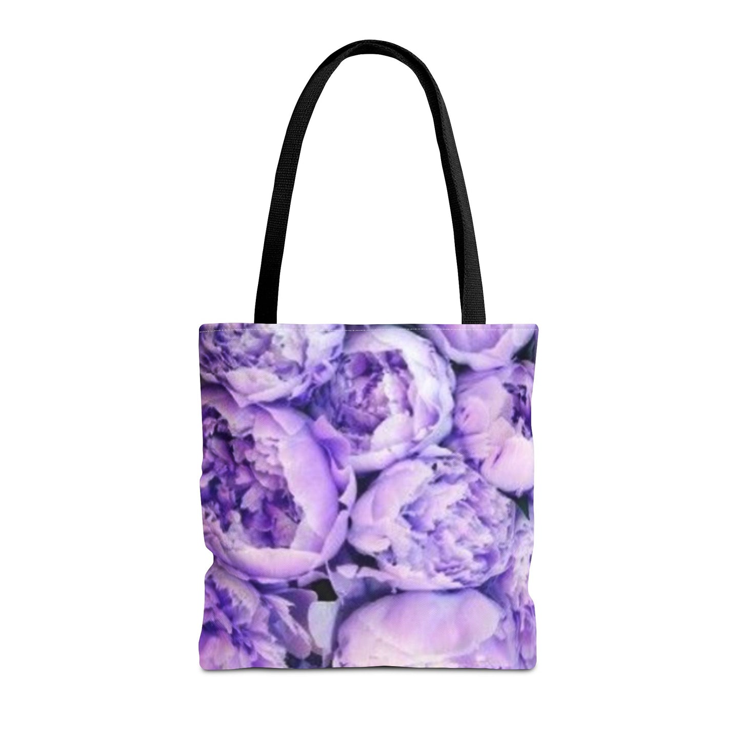 Purple Peony Floral Tote Bag for Women – Soft