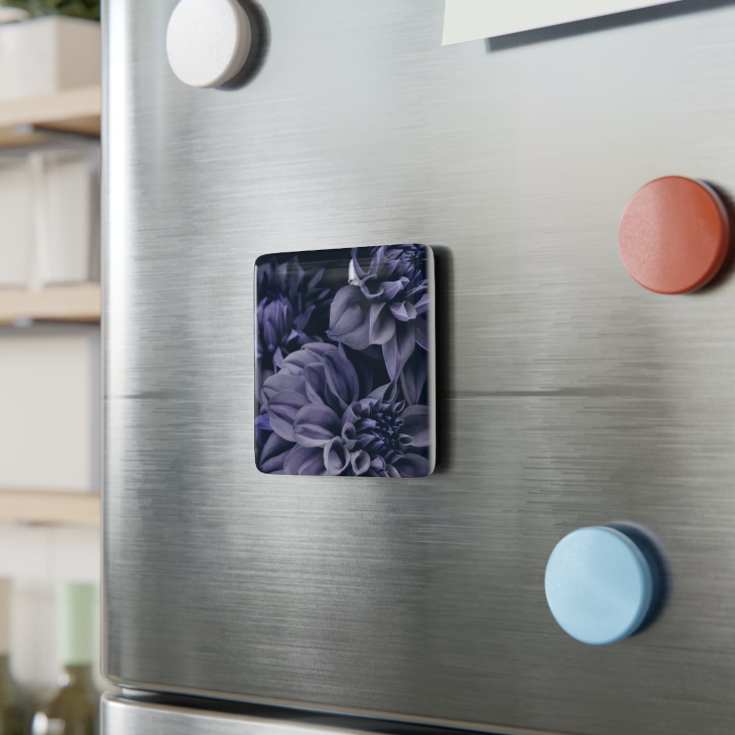 Blue Dahlia Magnet