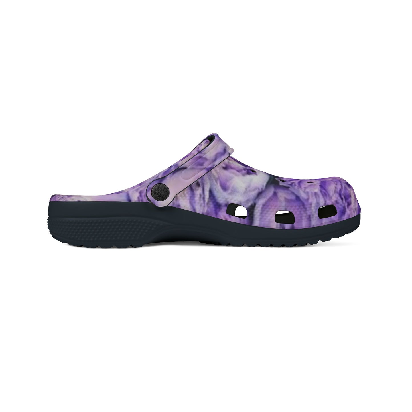 Purple Peony Foam Shoes