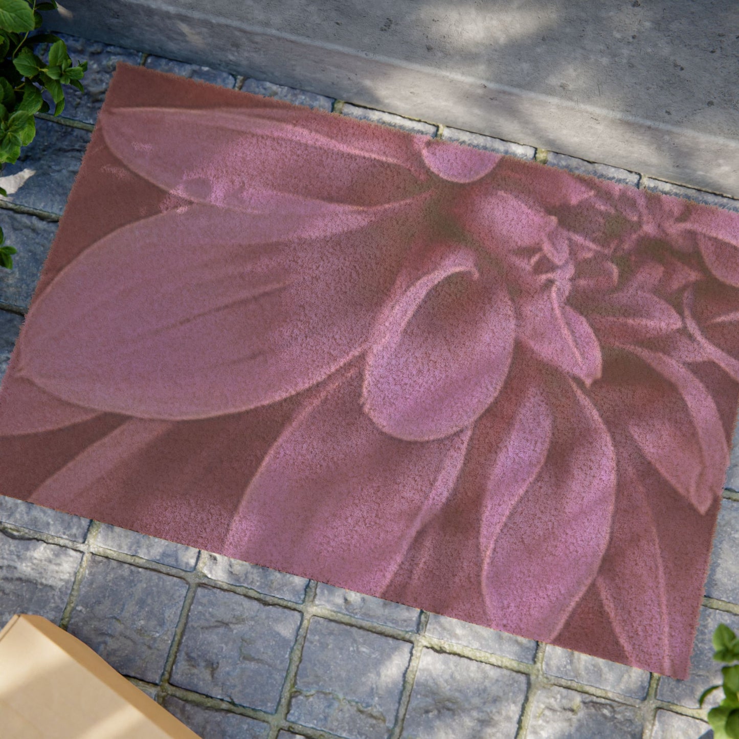 Purple Dahlia Doormat