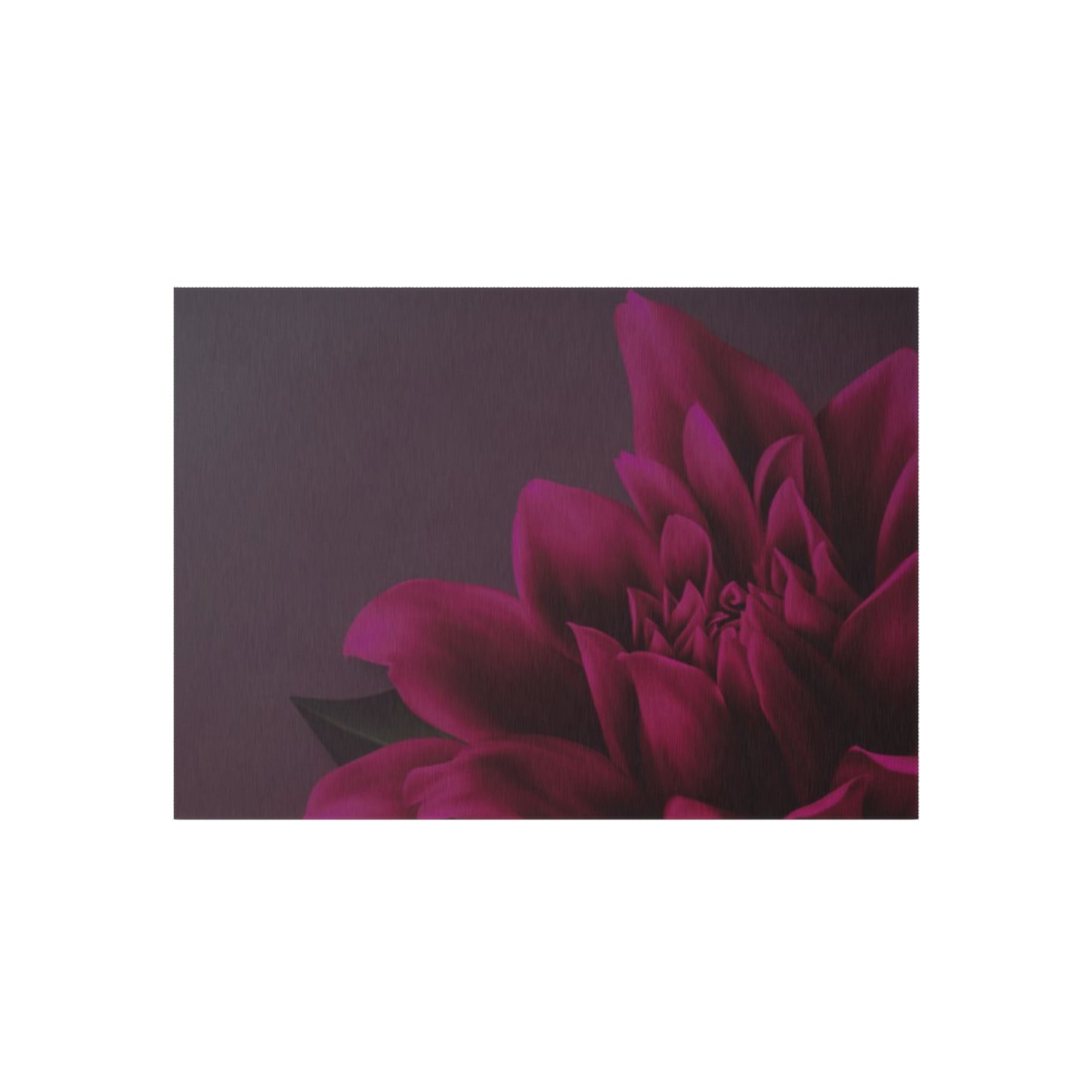 Magenta Dahlia Outdoor Rug