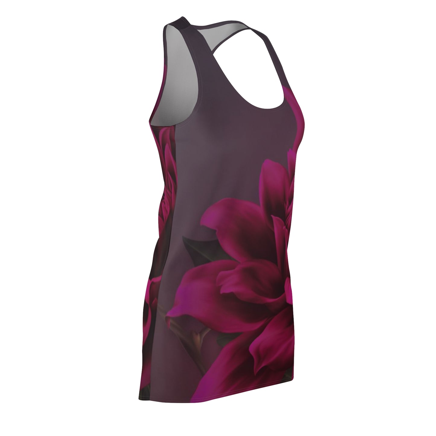 Magenta Dahlia Racerback Dress