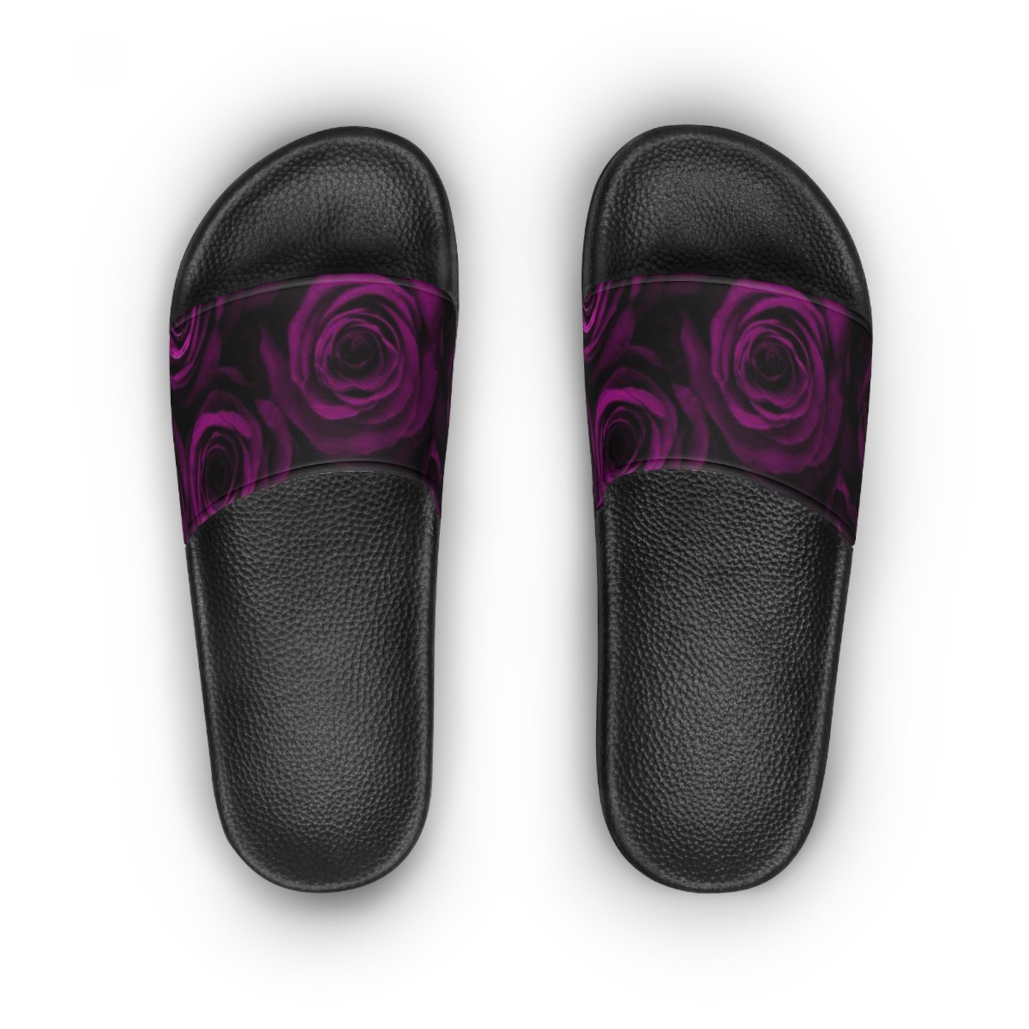 Dark Purple Roses Sandals