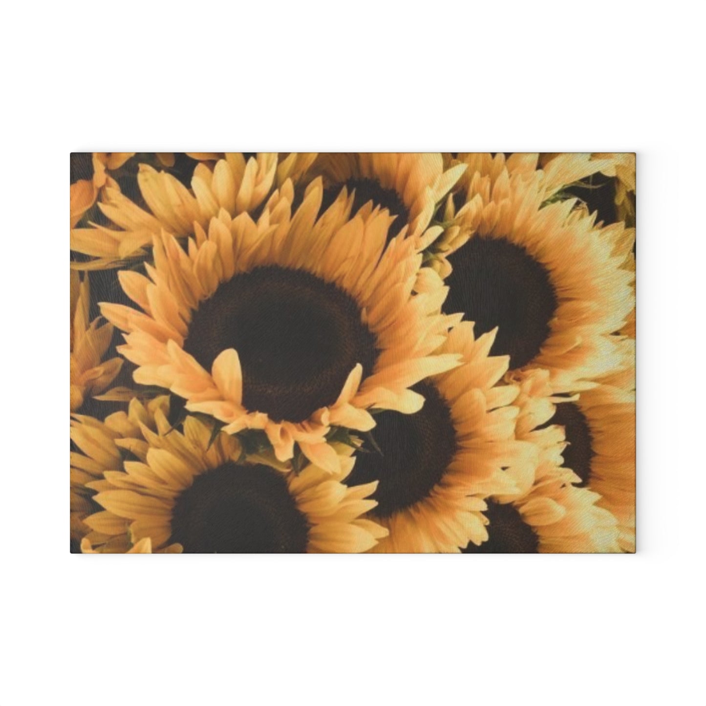 Sunflower Floral Glass Cutting Board – Brighten Your Kitchen