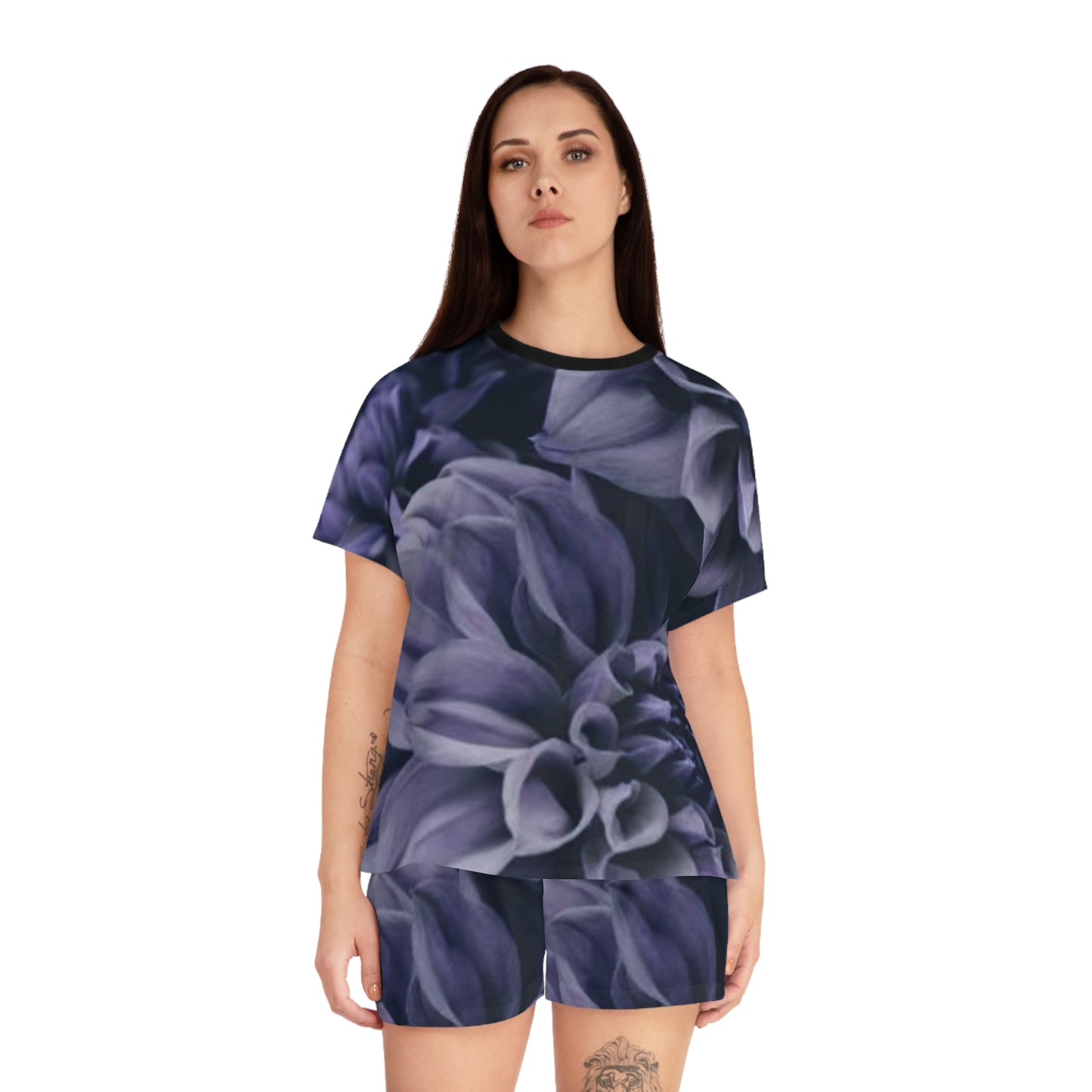 Blue Dahlia Pajama Set