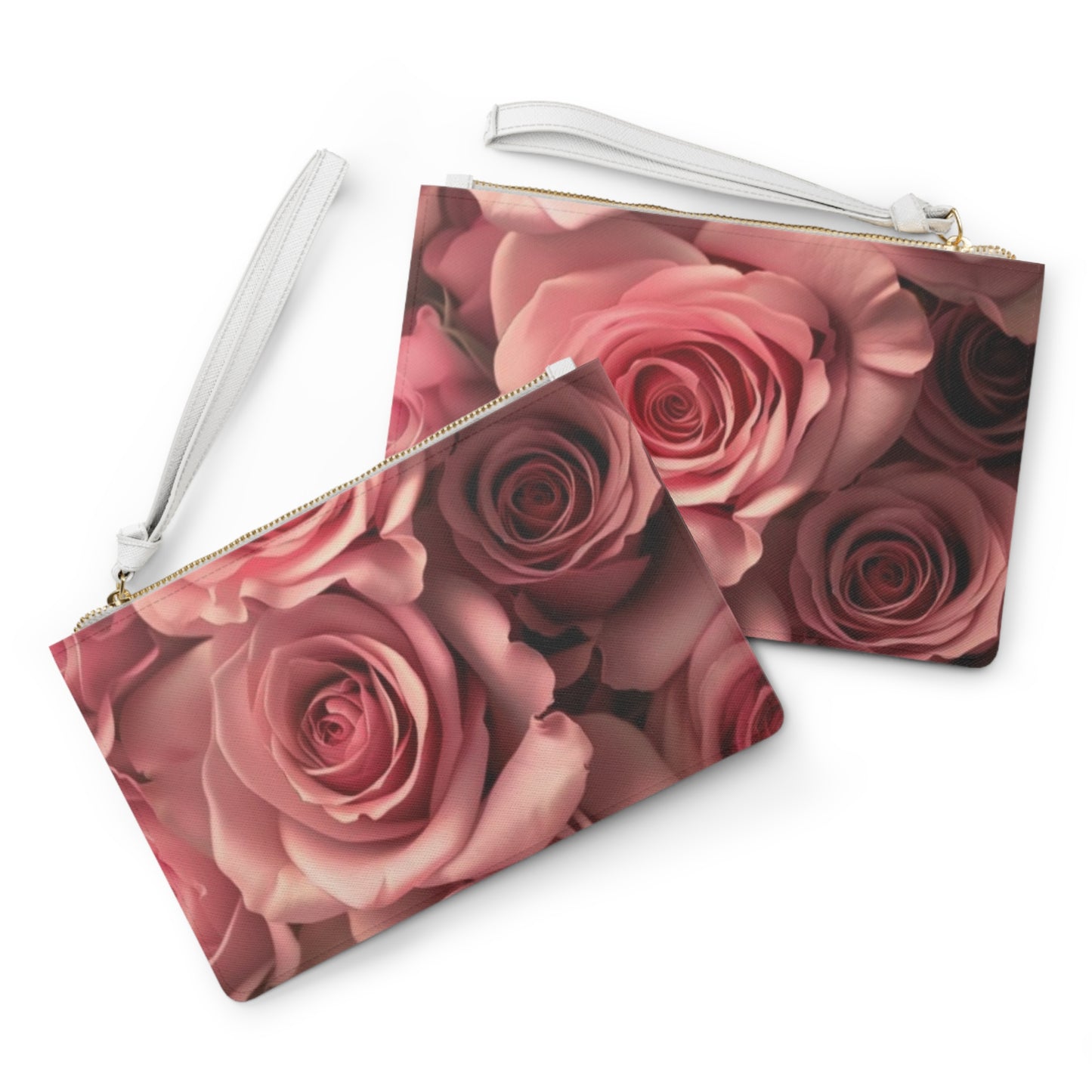 Pink Roses Clutch Bag