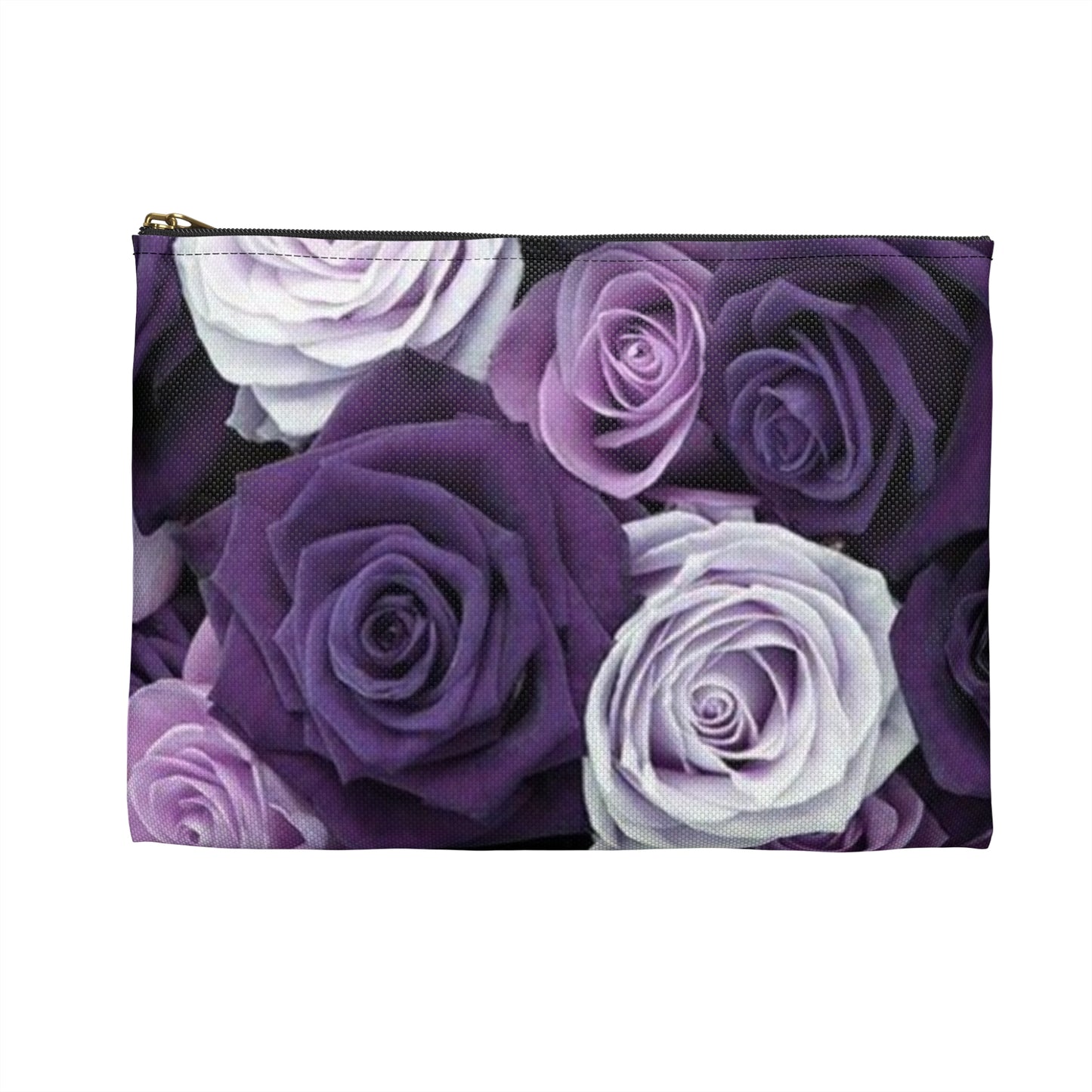 Purple Roses Accessory Pouch