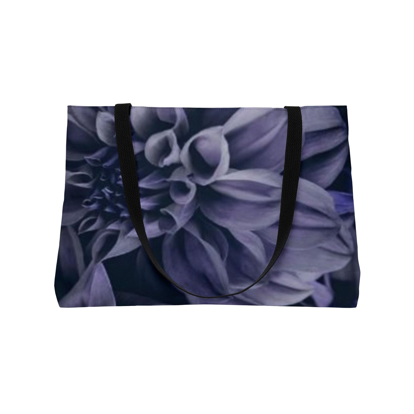 Blue Dahlia Rectangle Tote Bag