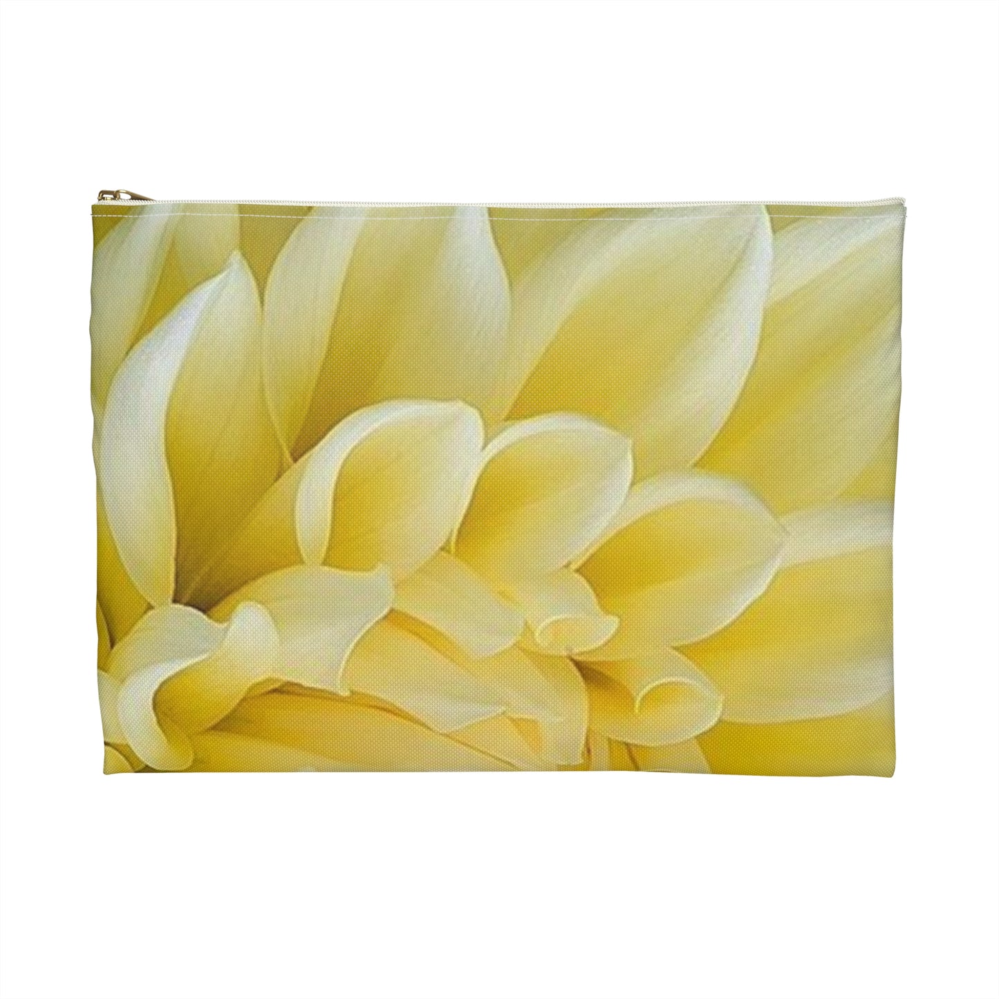 Yellow Dahlia Accessory Pouch