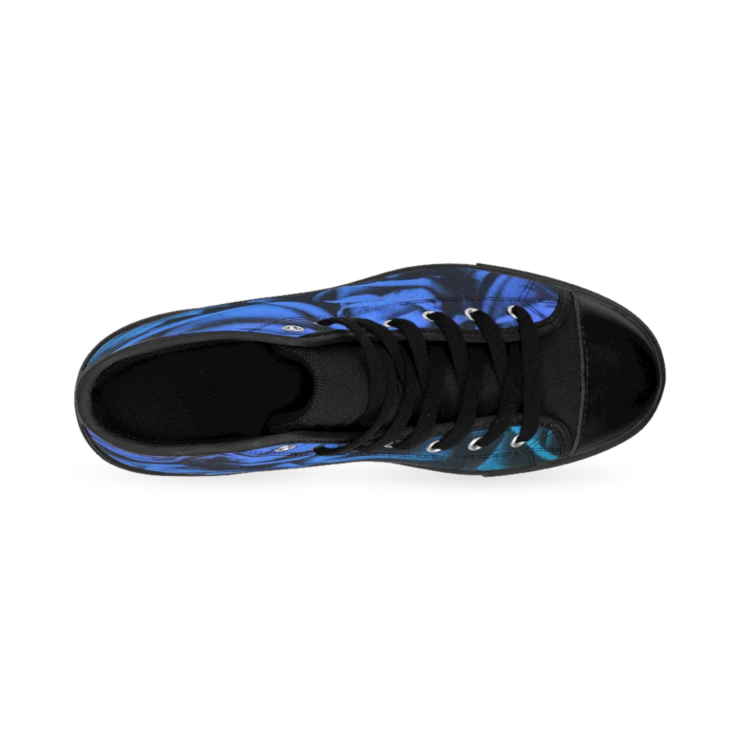 Blue Roses High Top Sneakers