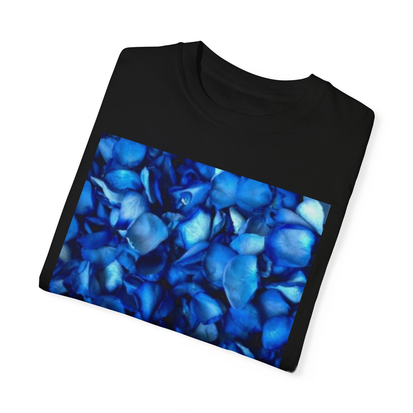 Blue Petals T-Shirt – Comfort Colors® 1717, Garment-Dyed Cotton