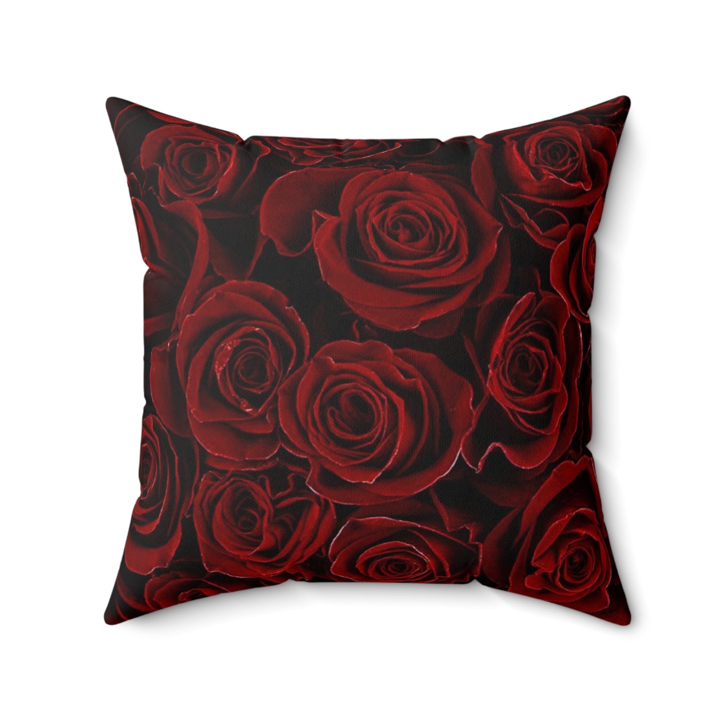 Red Roses Square Pillow