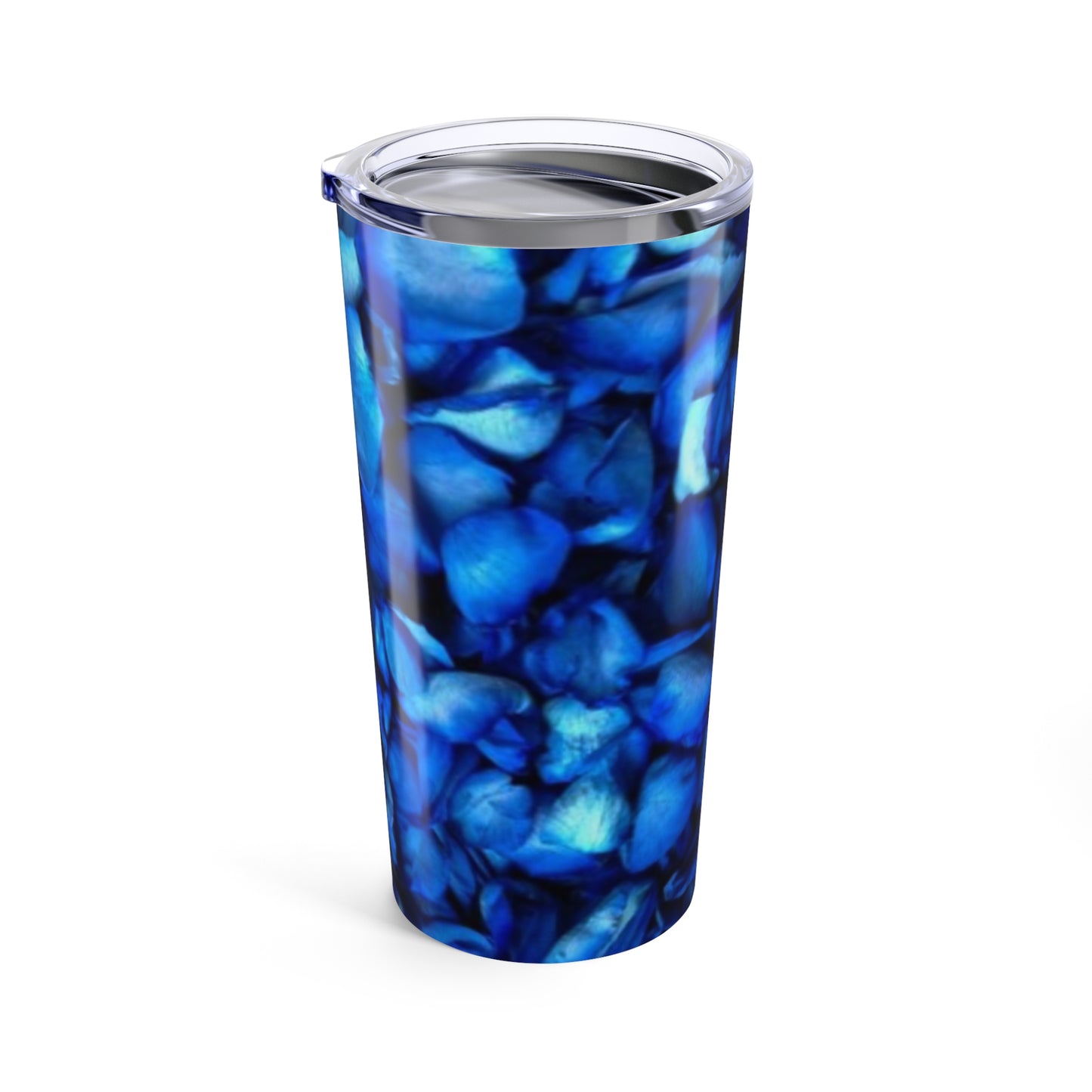 Stainless Steel Floral Tumbler 20 oz – Blue Petals