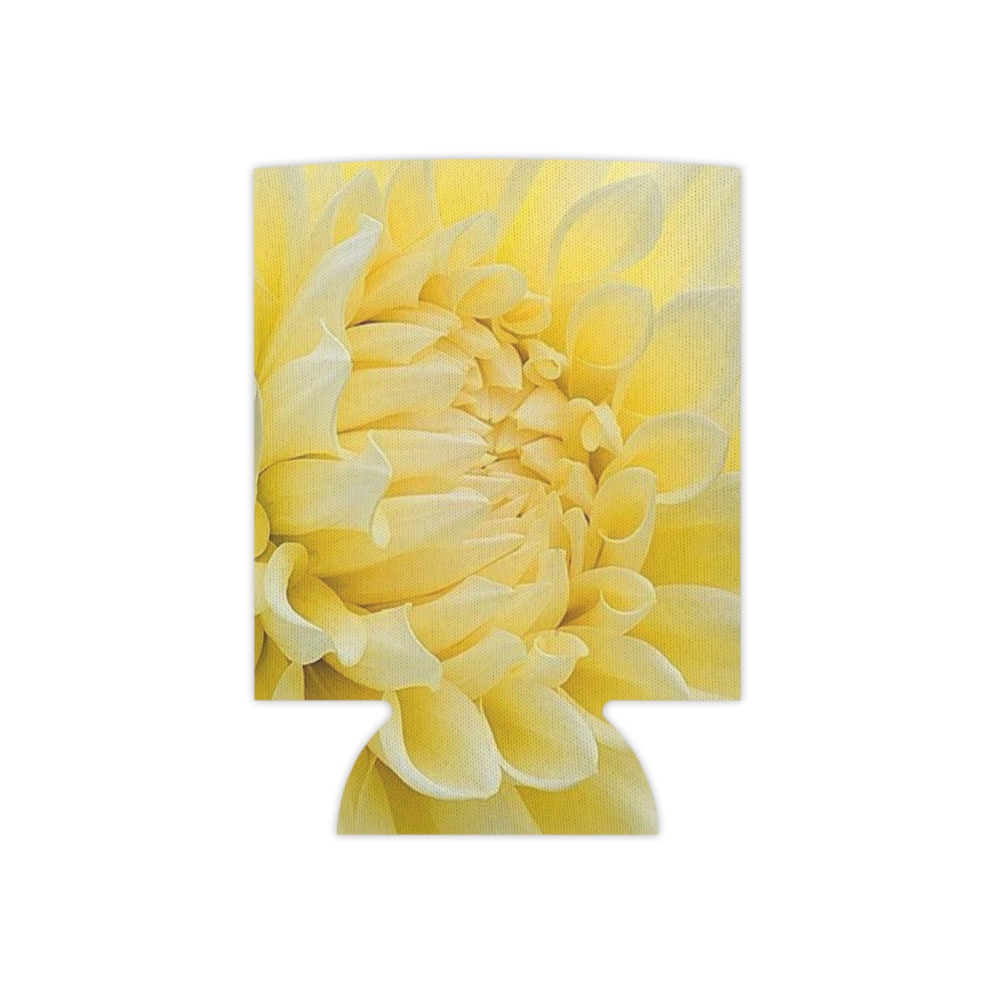 Yellow Dahlia Can Cooler