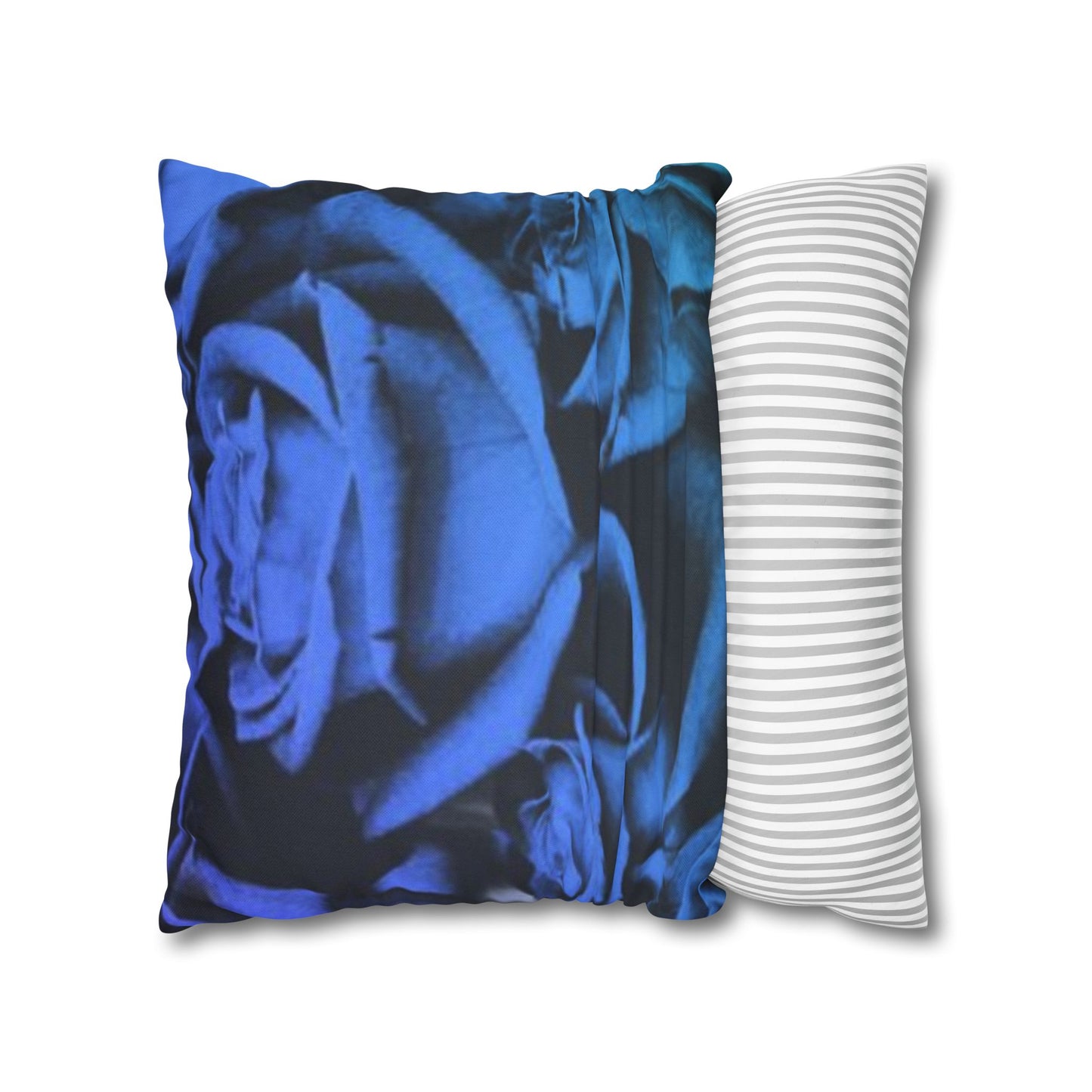 Blue Roses Square Pillowcase
