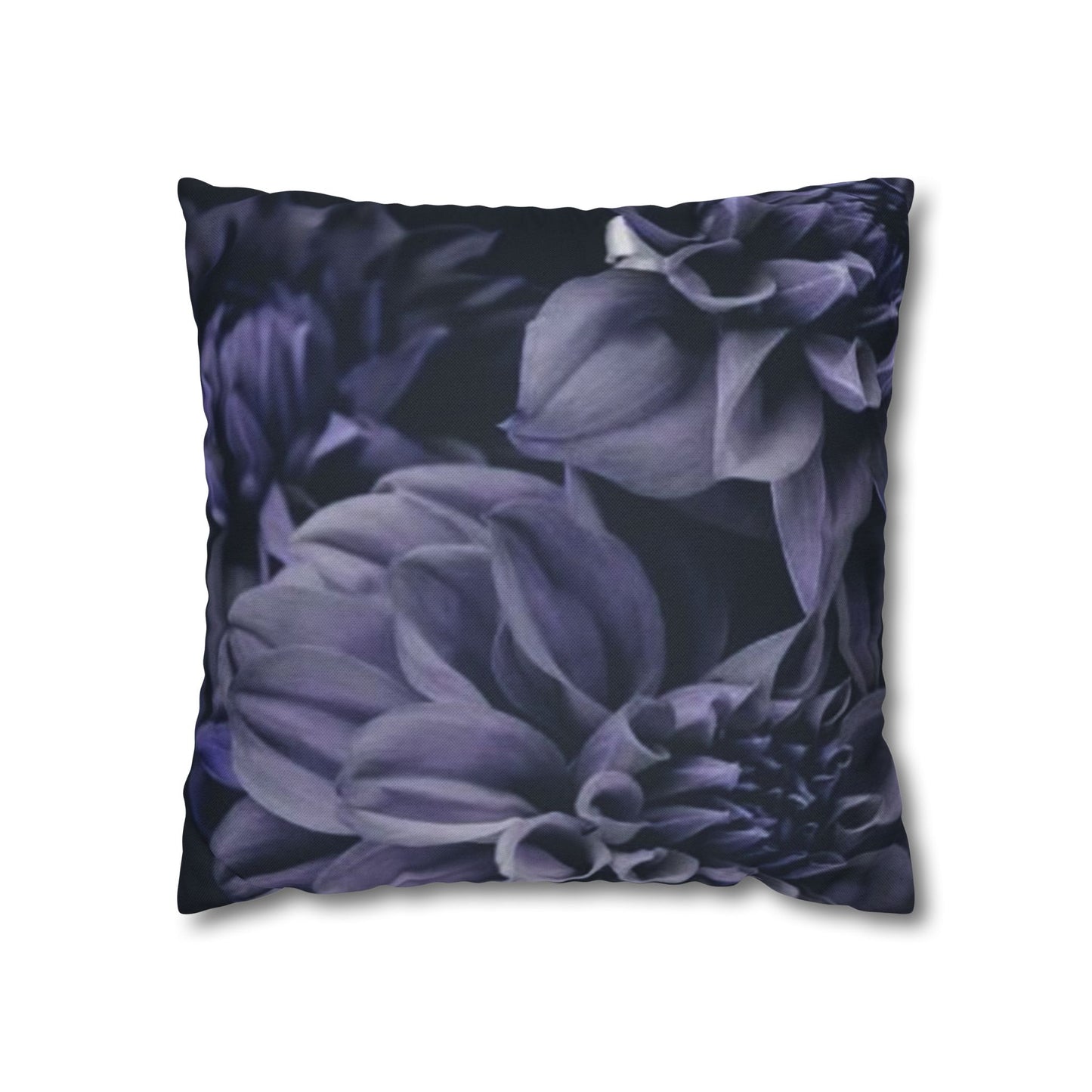Blue Dahlia Square Pillowcase