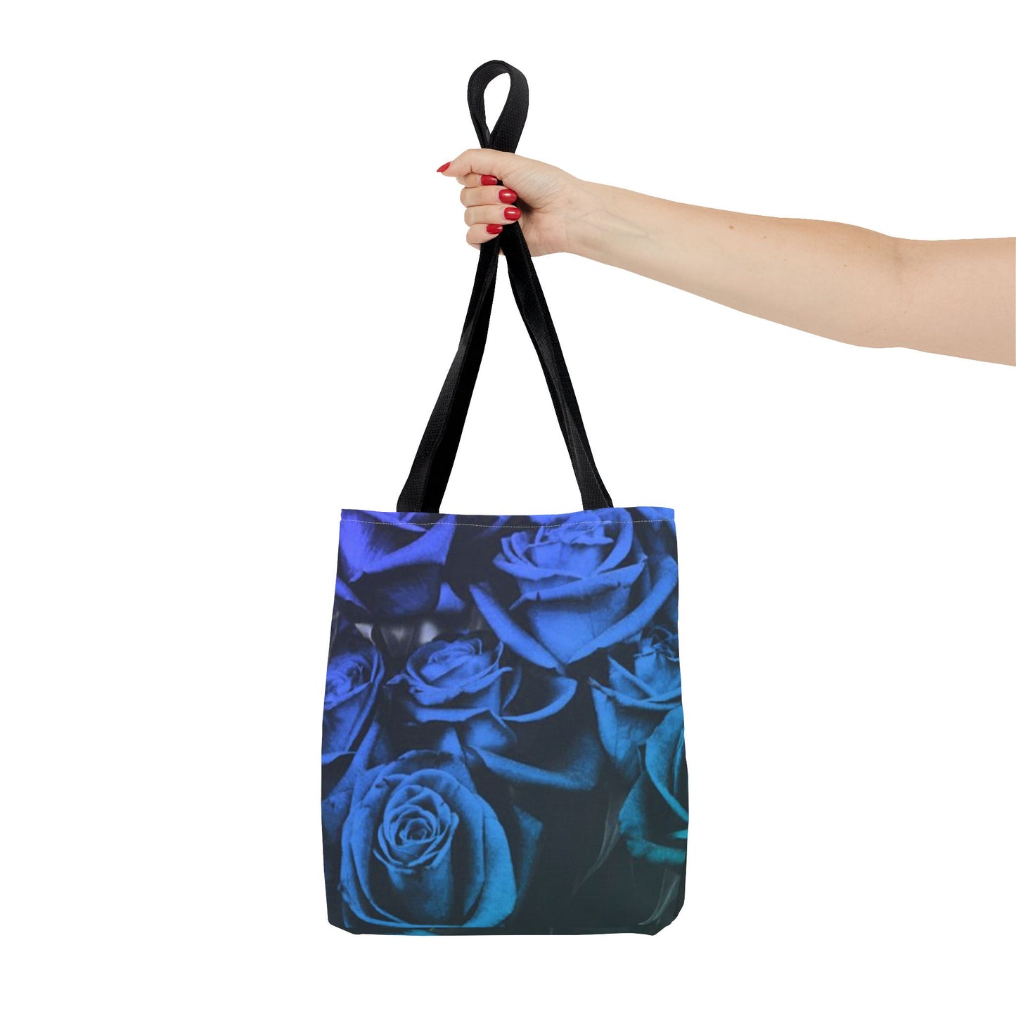 Blue Roses Square Tote Bag