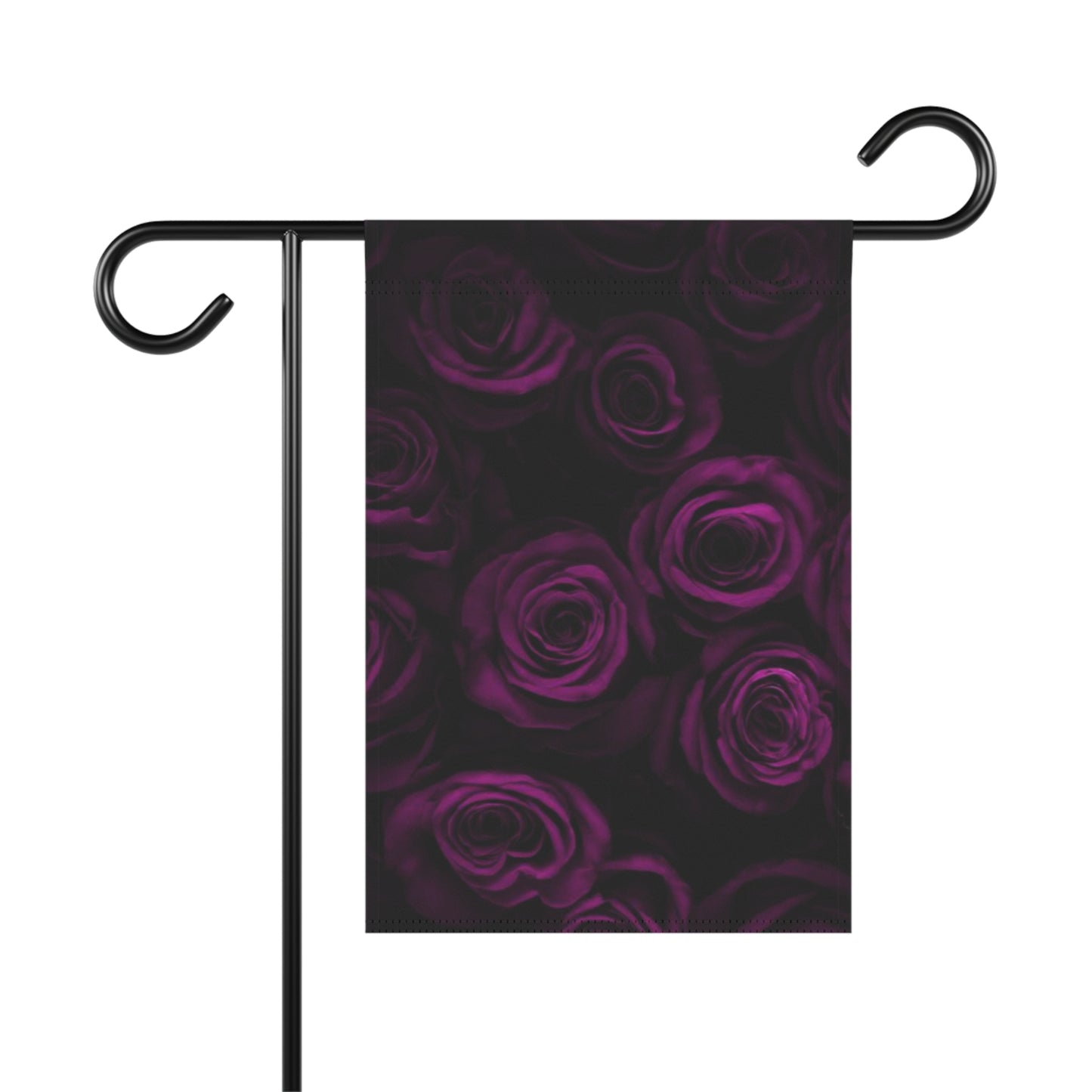 Dark Purple Roses Garden & House Banner