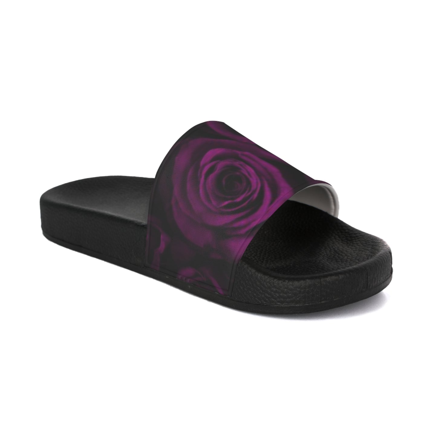 Dark Purple Roses Sandals