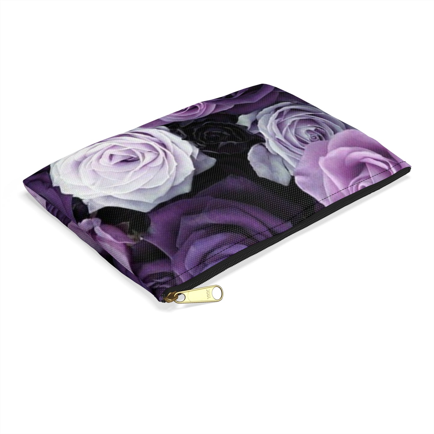 Purple Roses Accessory Pouch