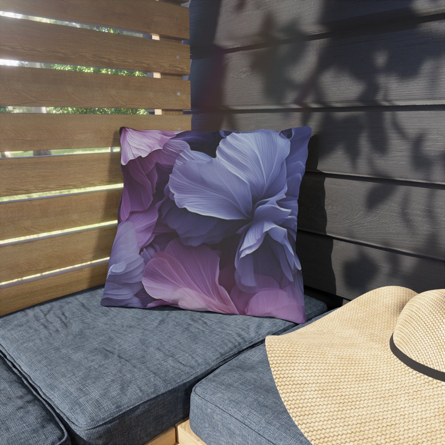 Floral Flow Outdoor Pillow