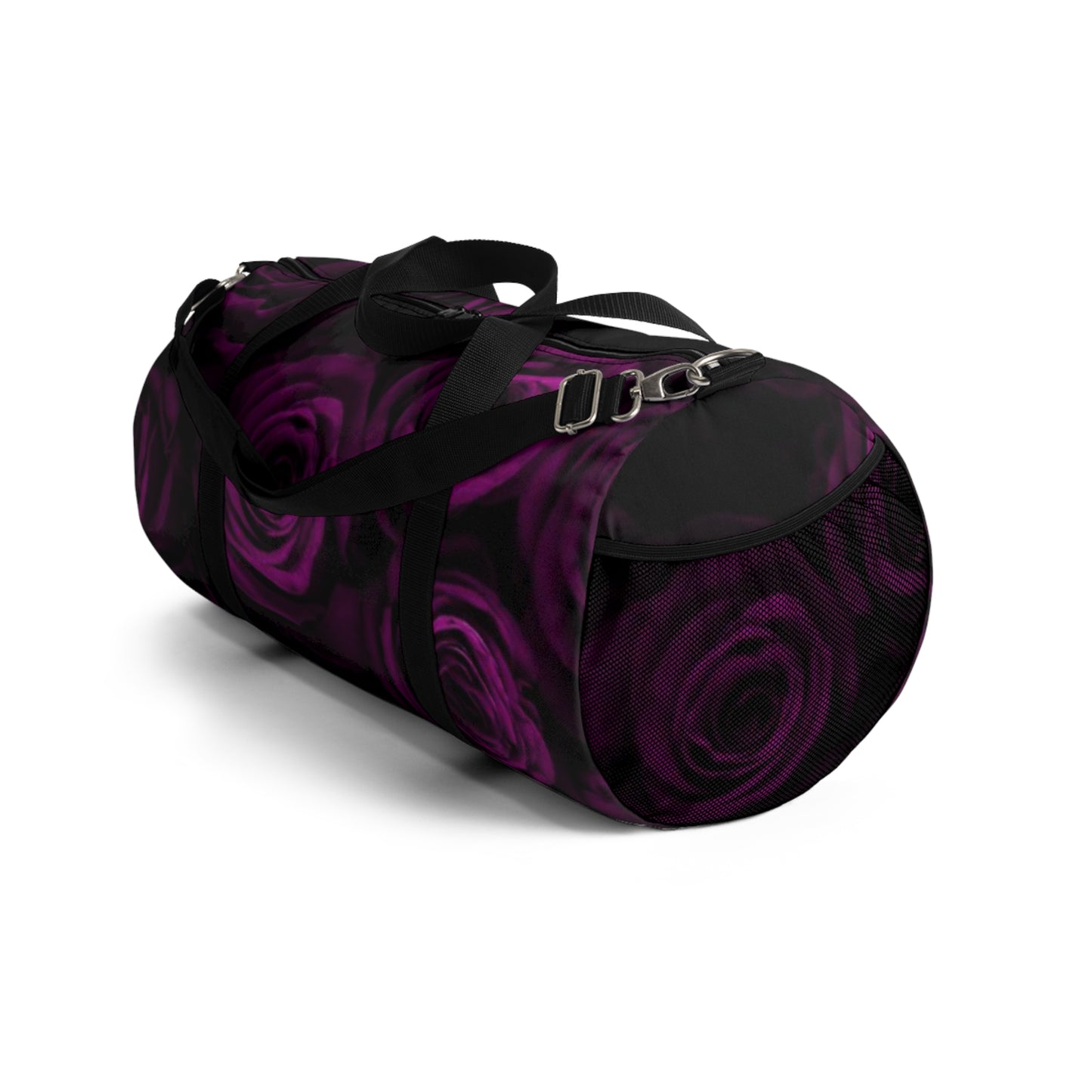 Dark Purple Roses Duffel Bag