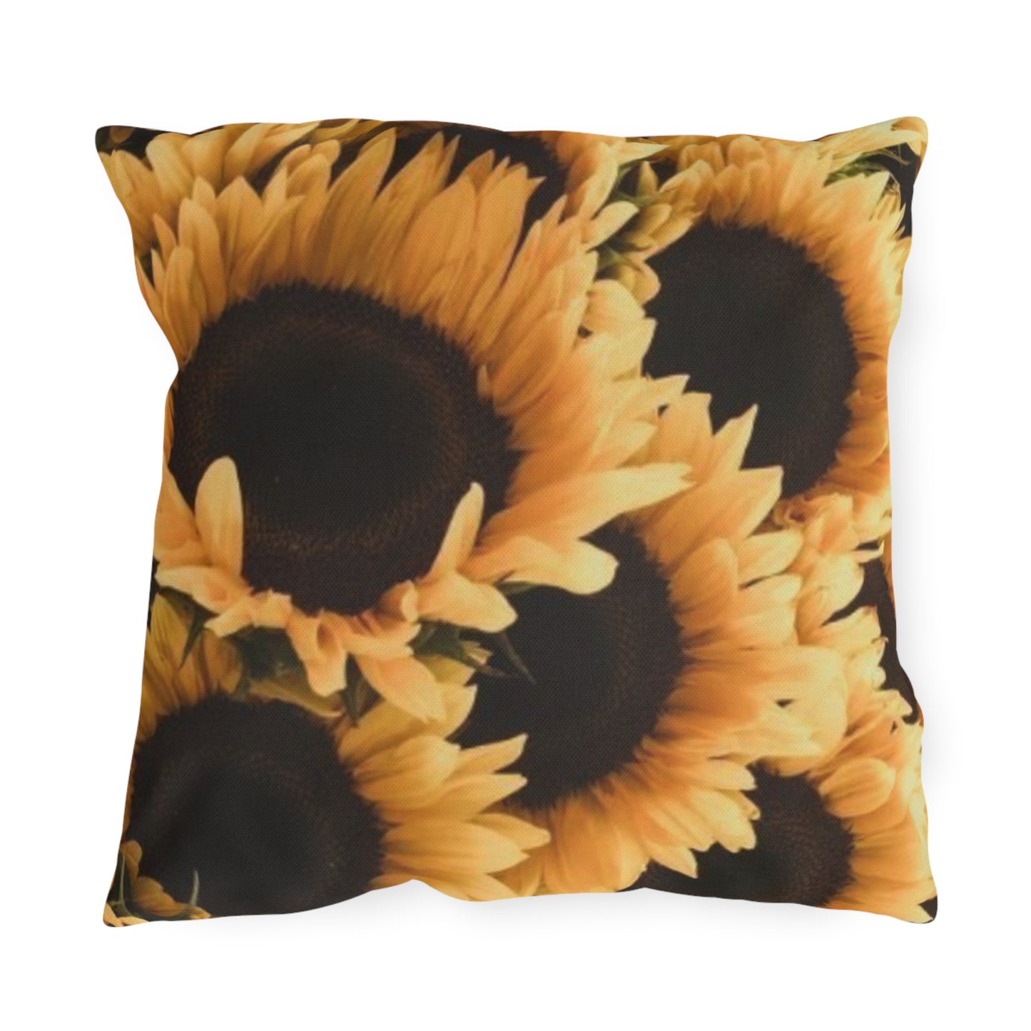 Sunflower Floral Outdoor Pillow