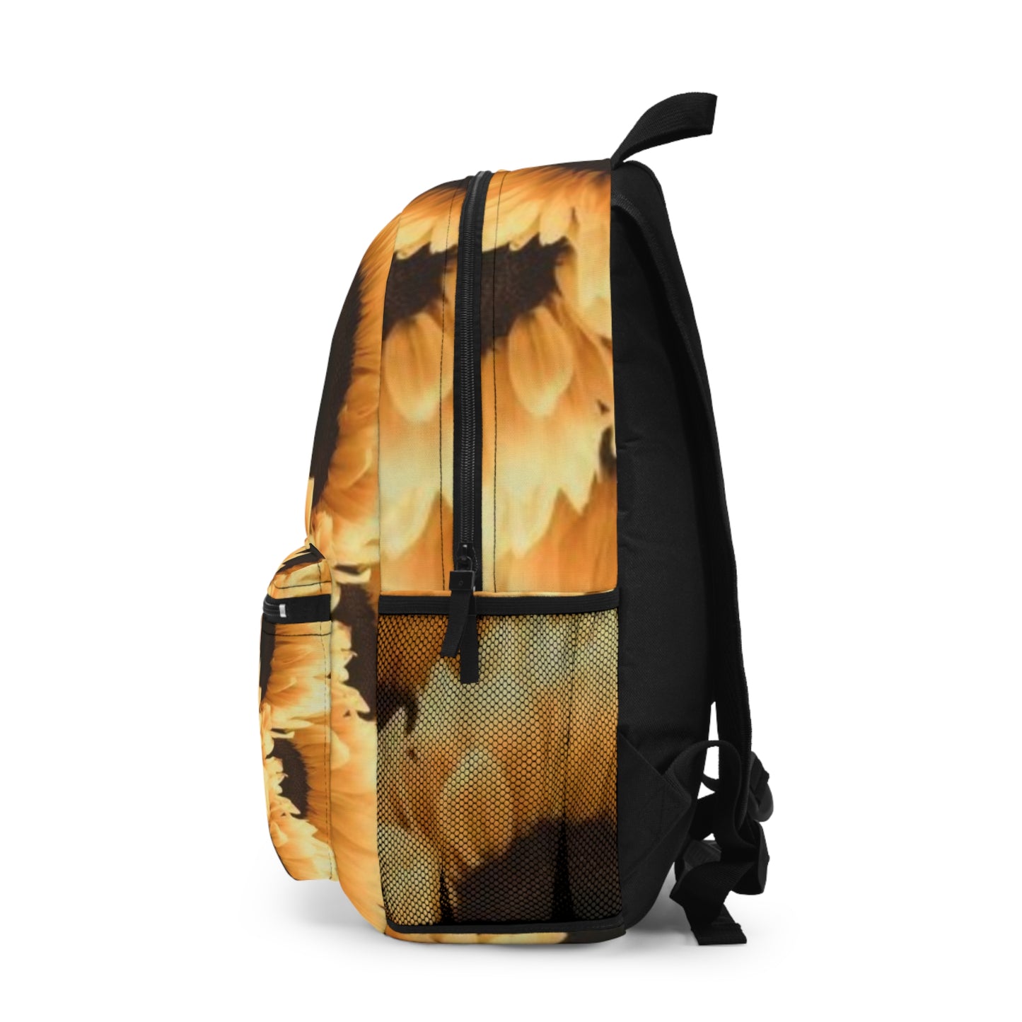 Sunflower Floral Backpack for Travel