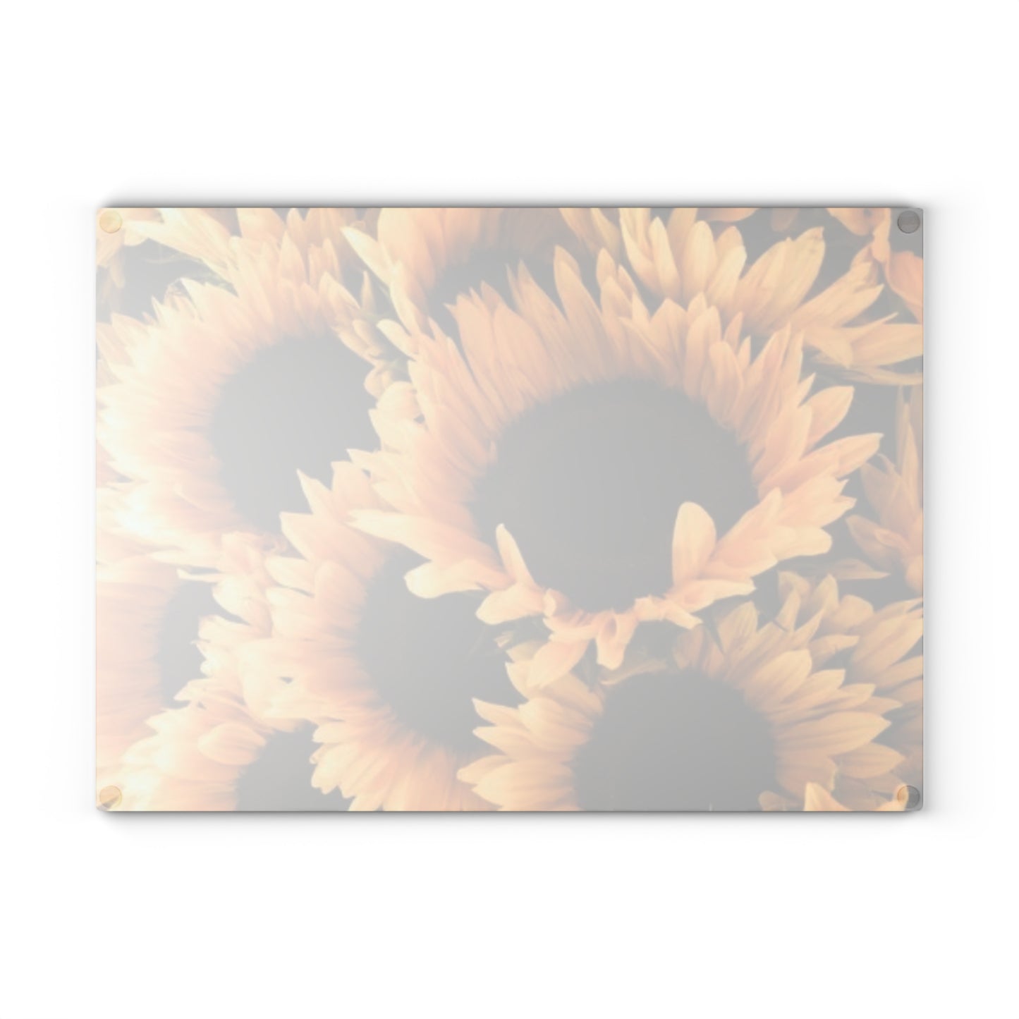 Sunflower Floral Glass Cutting Board – Brighten Your Kitchen