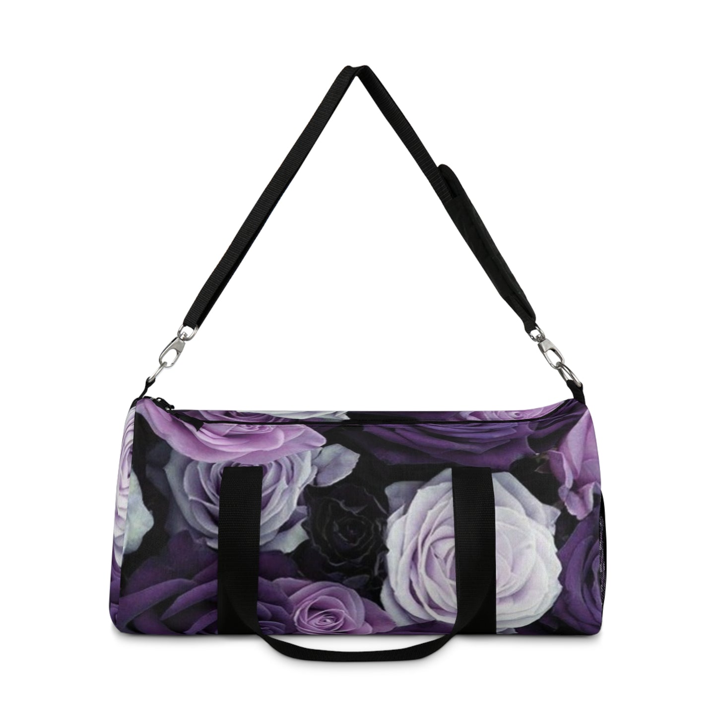 Purple Roses Floral Duffel Bag for Gym