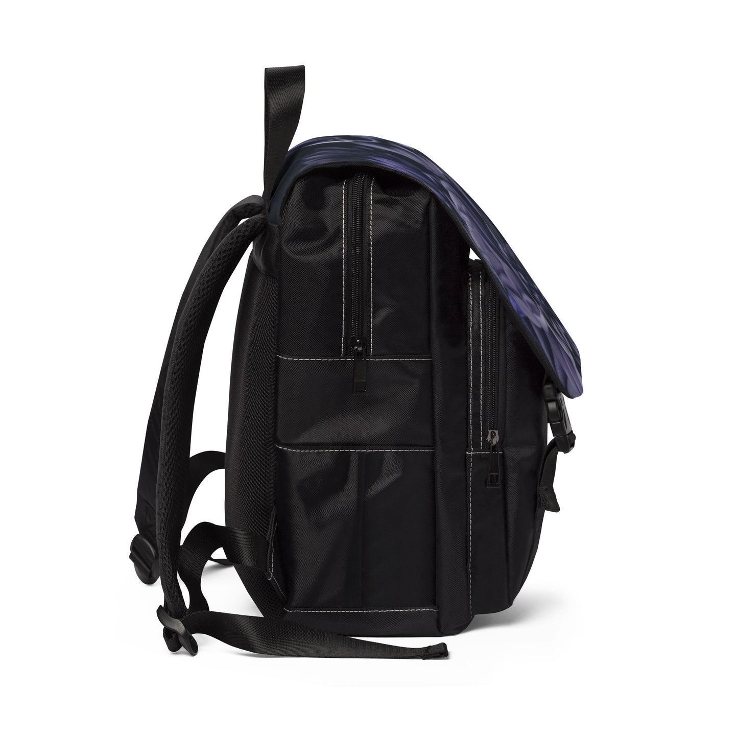 Blue Dahlia Flap Backpack