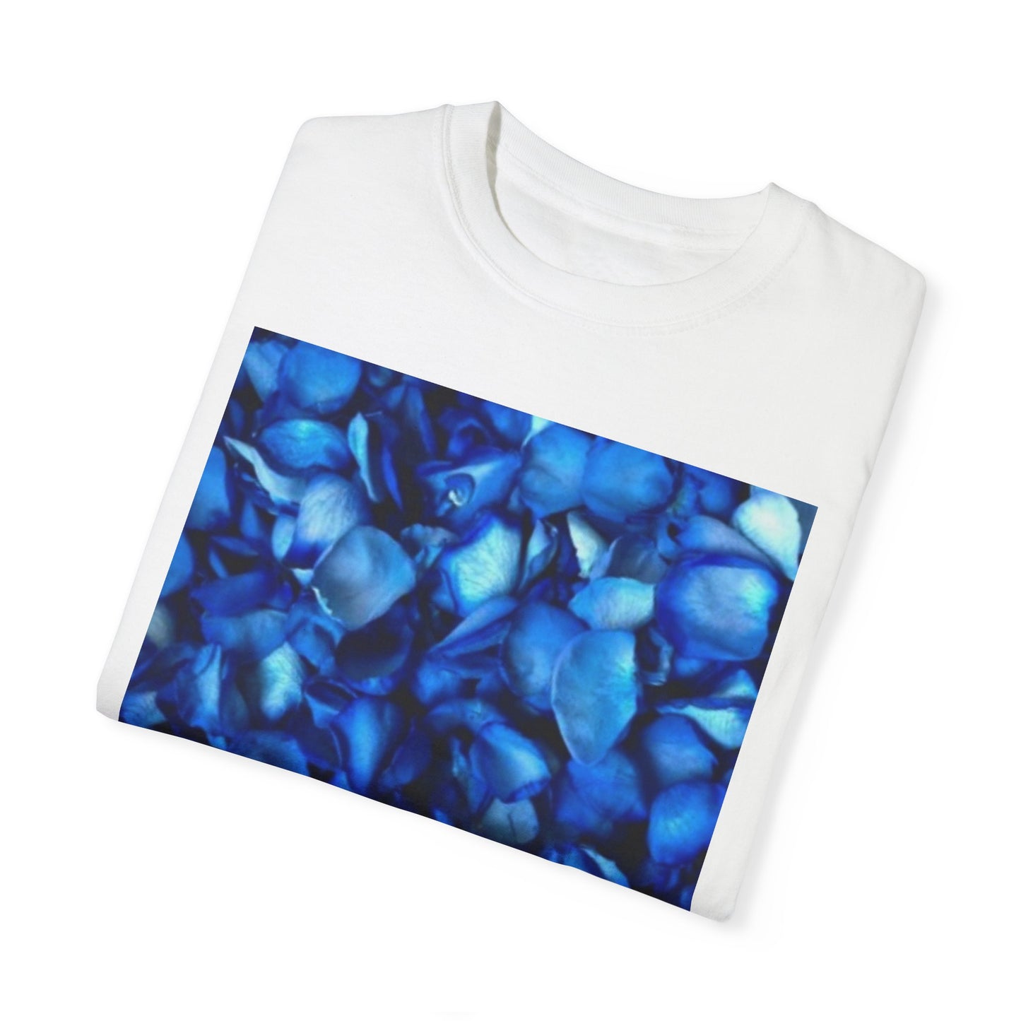 Blue Petals T-Shirt – Comfort Colors® 1717, Garment-Dyed Cotton