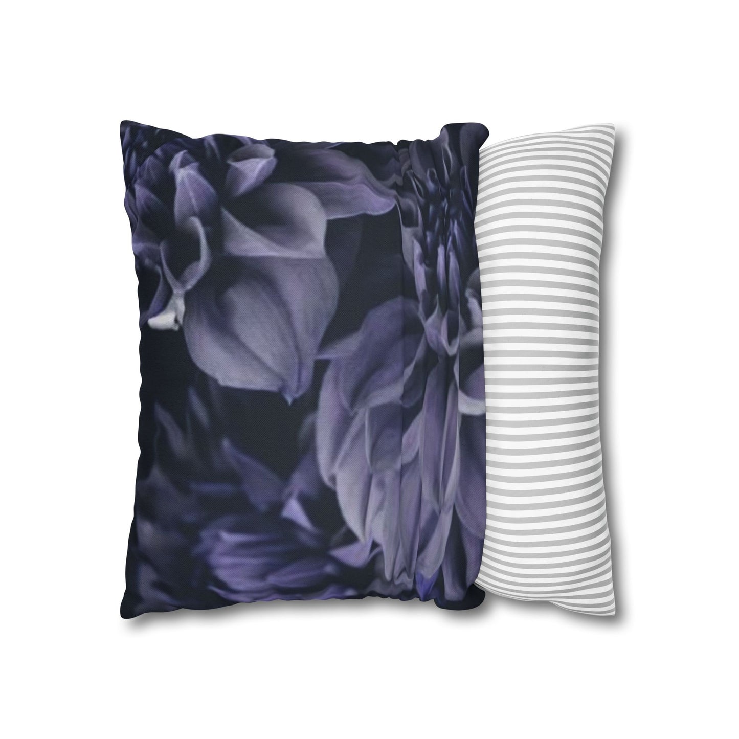 Blue Dahlia Square Pillowcase