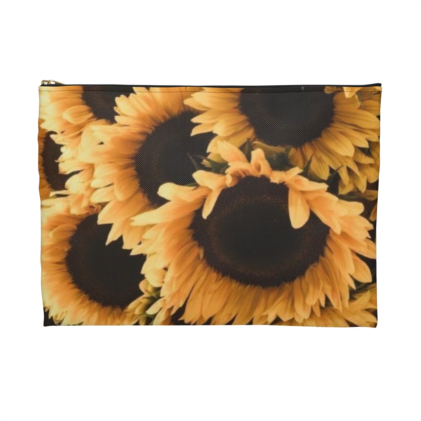 Sunflower Floral Accessory Pouch – Sunny & Cheerful
