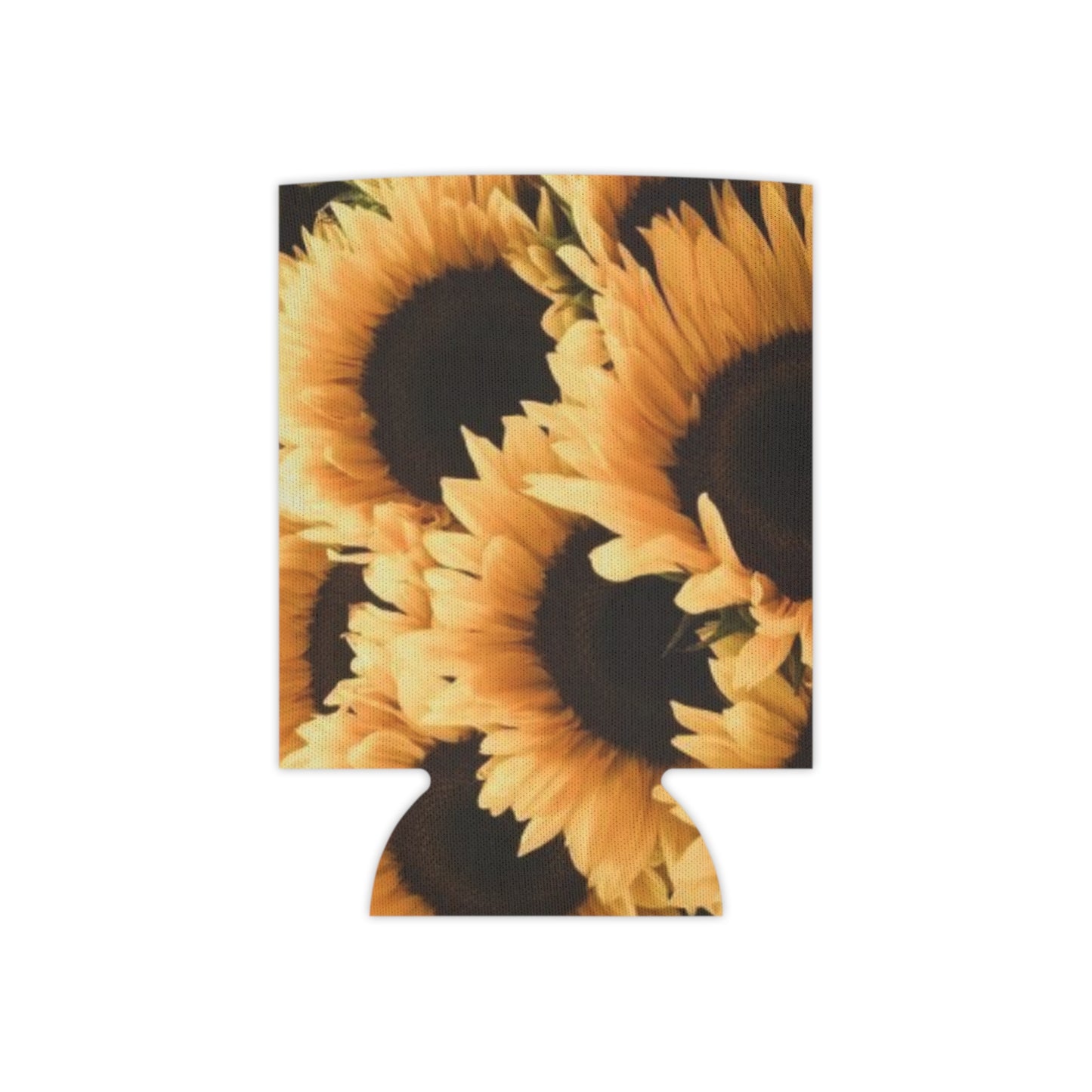 Floral Can Cooler - Sunflower Design