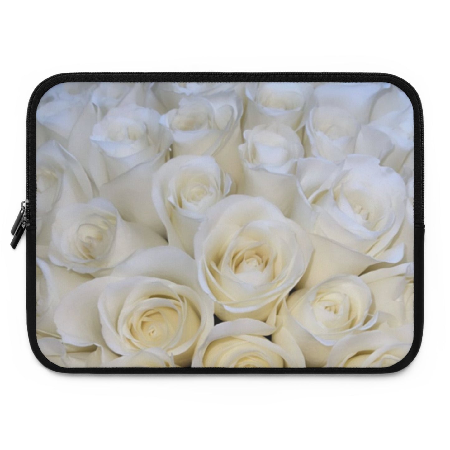 White Roses Laptop Sleeve