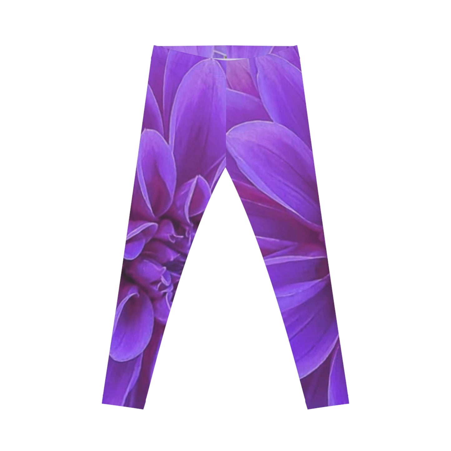 Purple Dahlia Comfortable Floral Casual Leggings