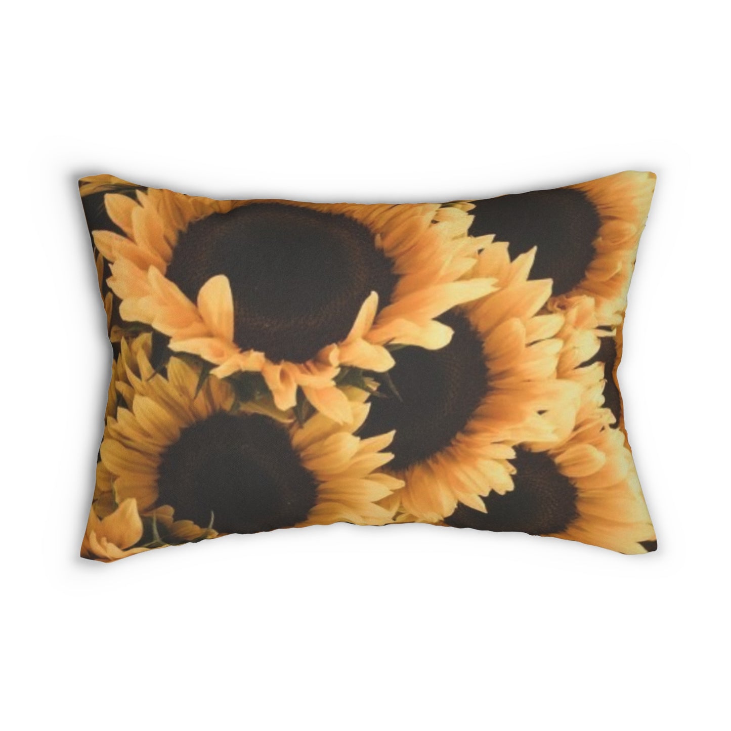 Floral Lumbar Pillow – Sunflower Themed Decor