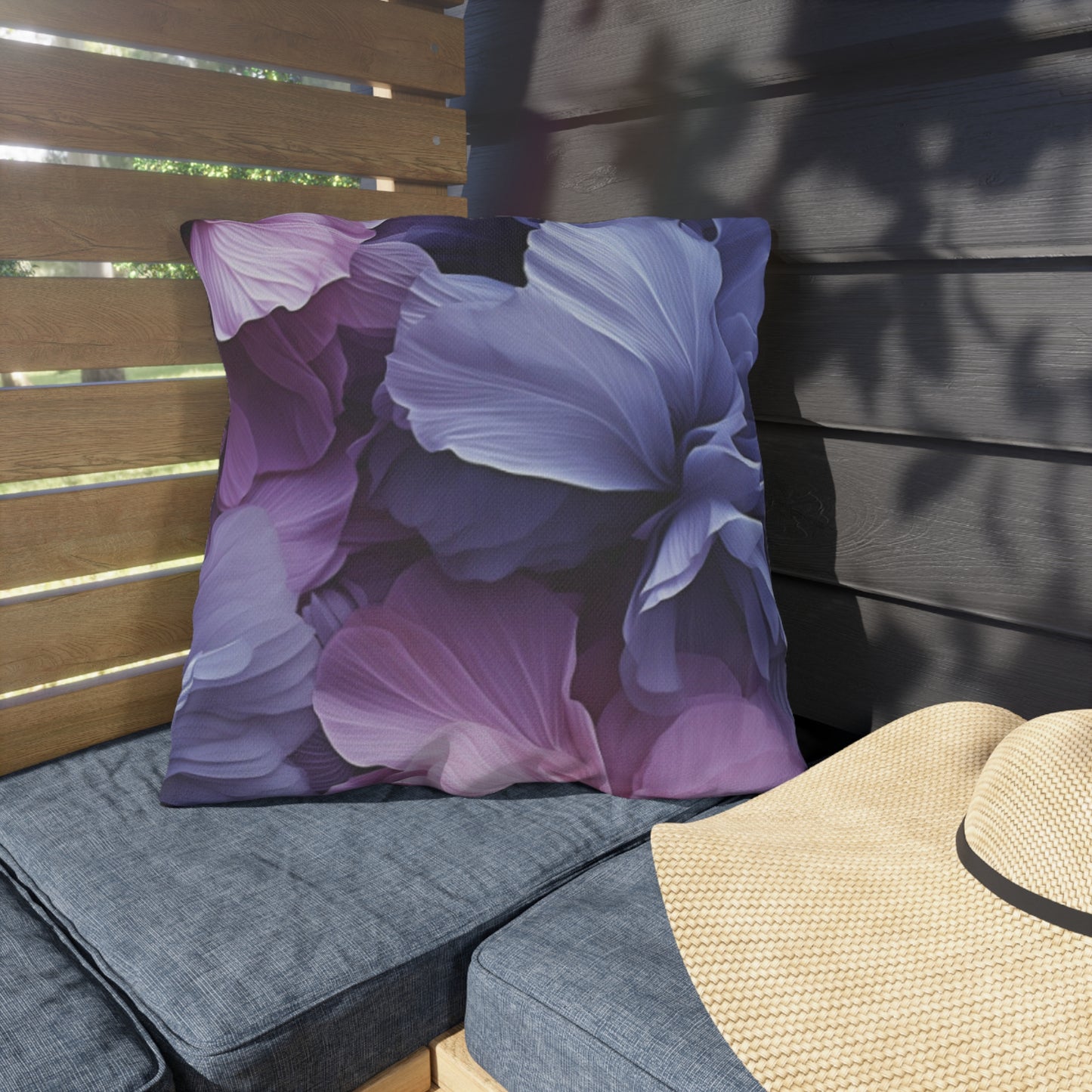 Floral Flow Outdoor Pillow