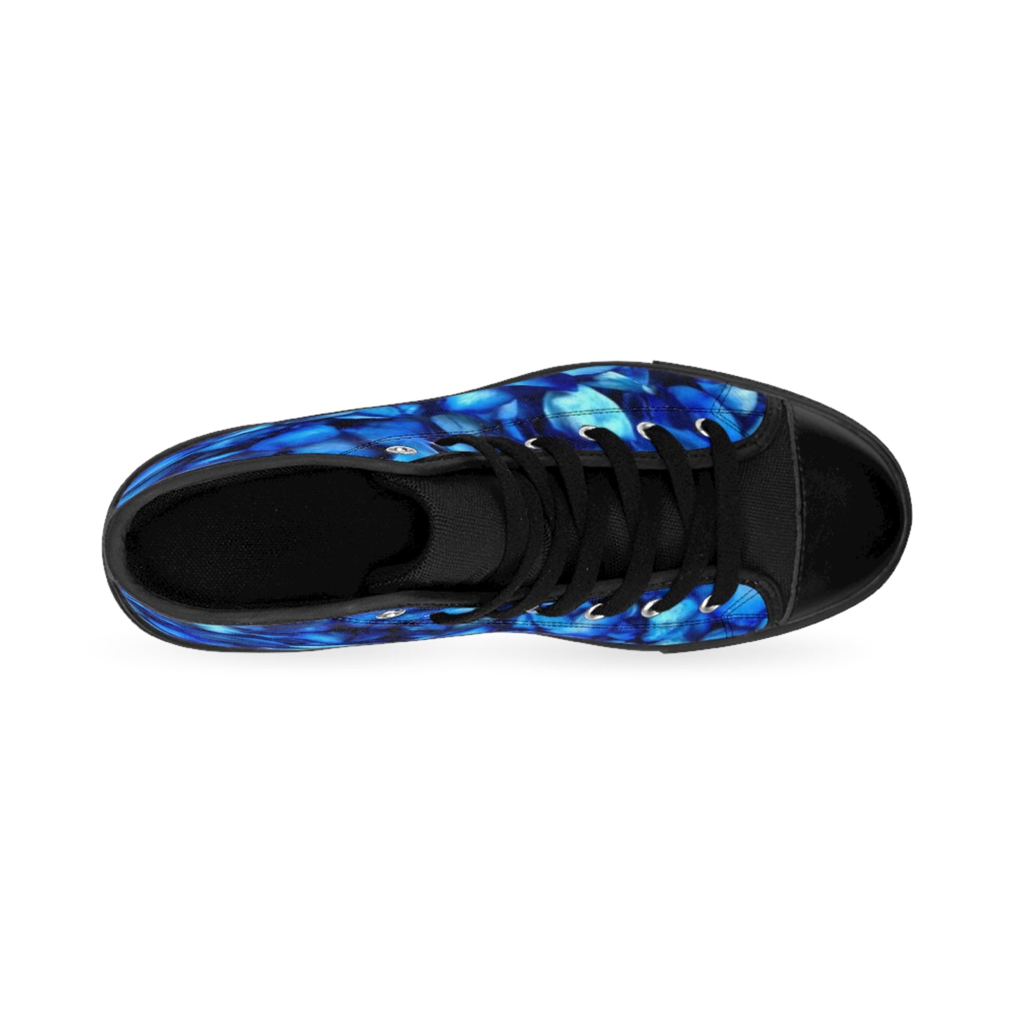 Blue Petals High Top Sneakers