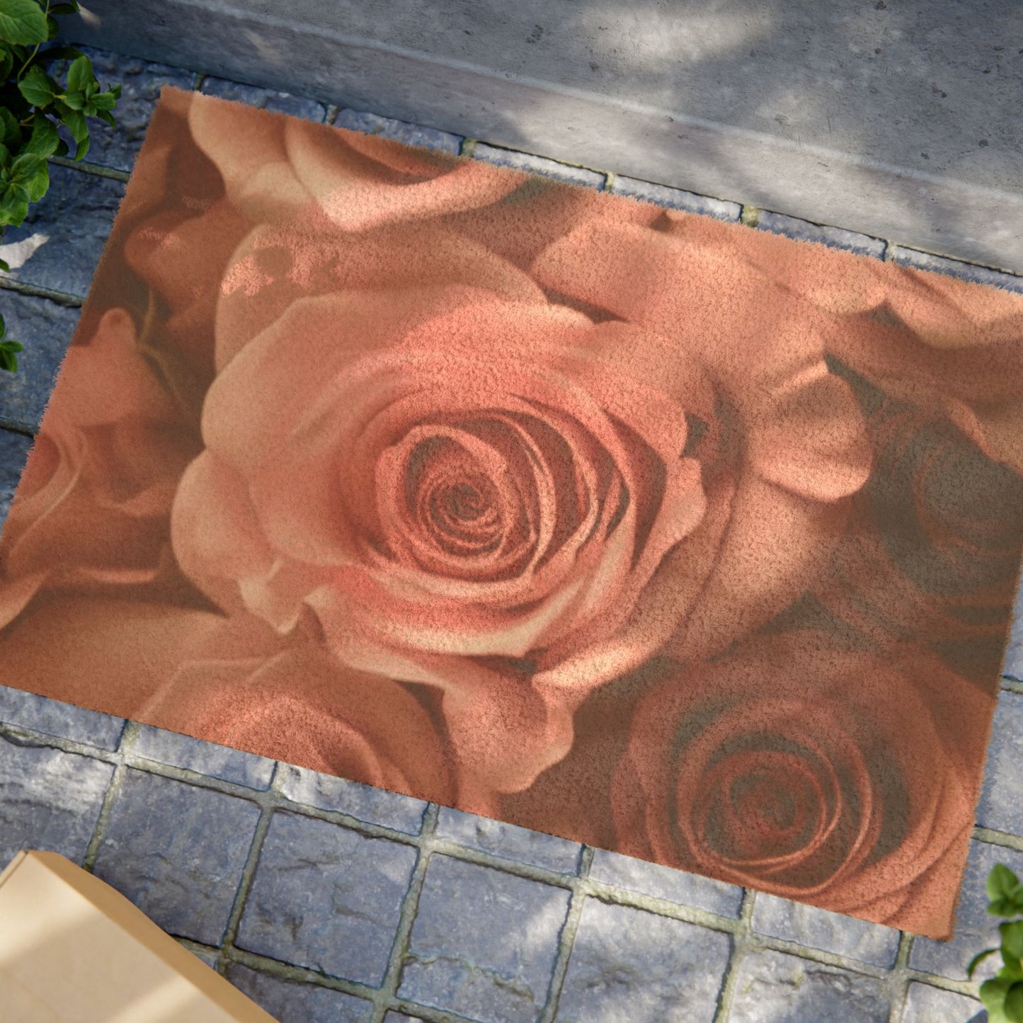 Pink Roses Doormat