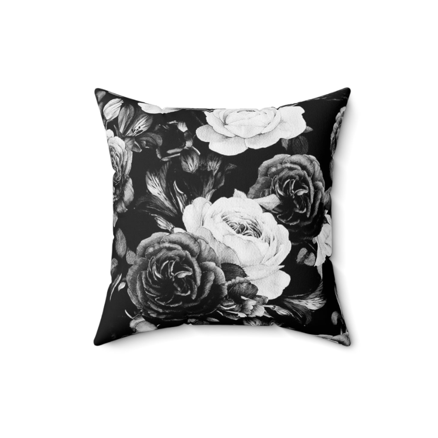 Black & White Square Pillow
