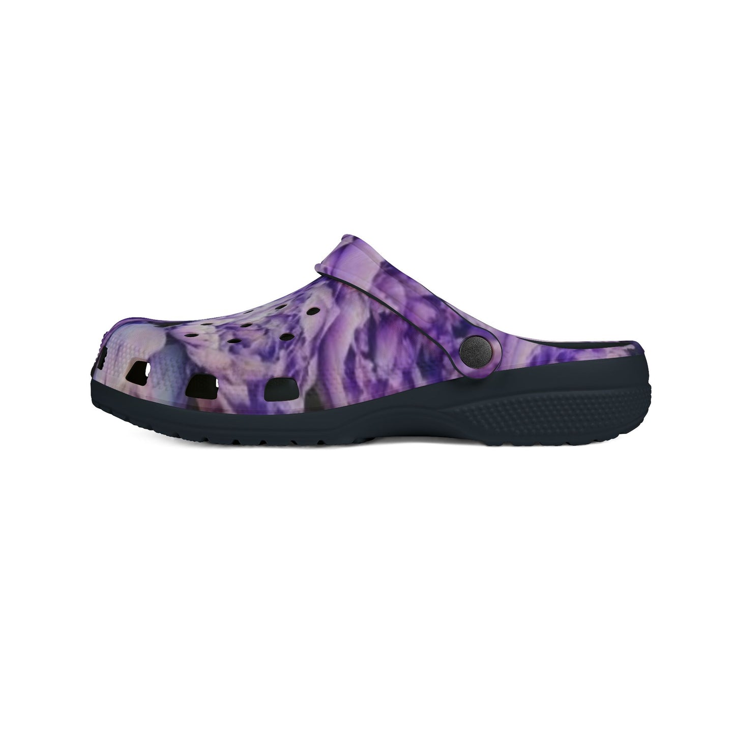 Purple Peony Foam Shoes