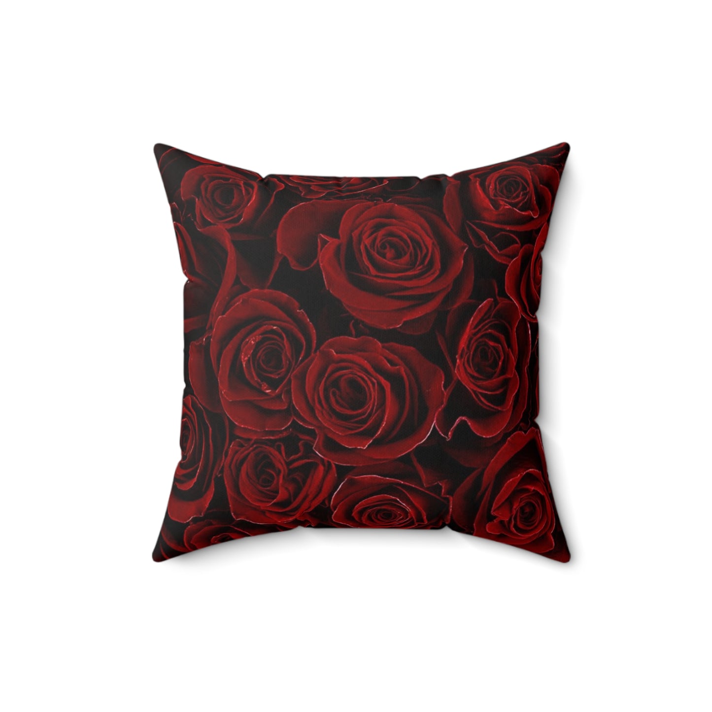 Red Roses Square Pillow