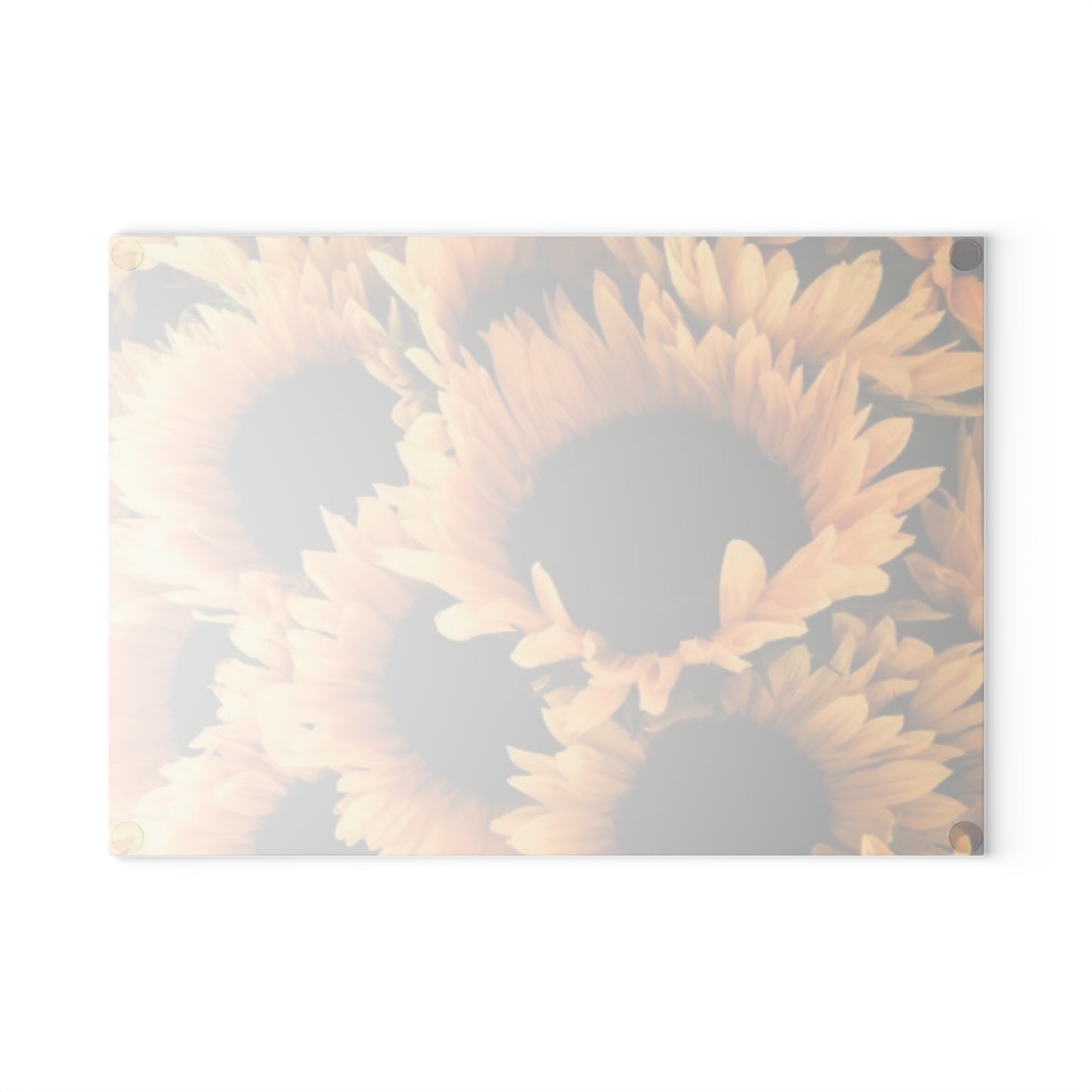 Sunflower Floral Glass Cutting Board – Brighten Your Kitchen
