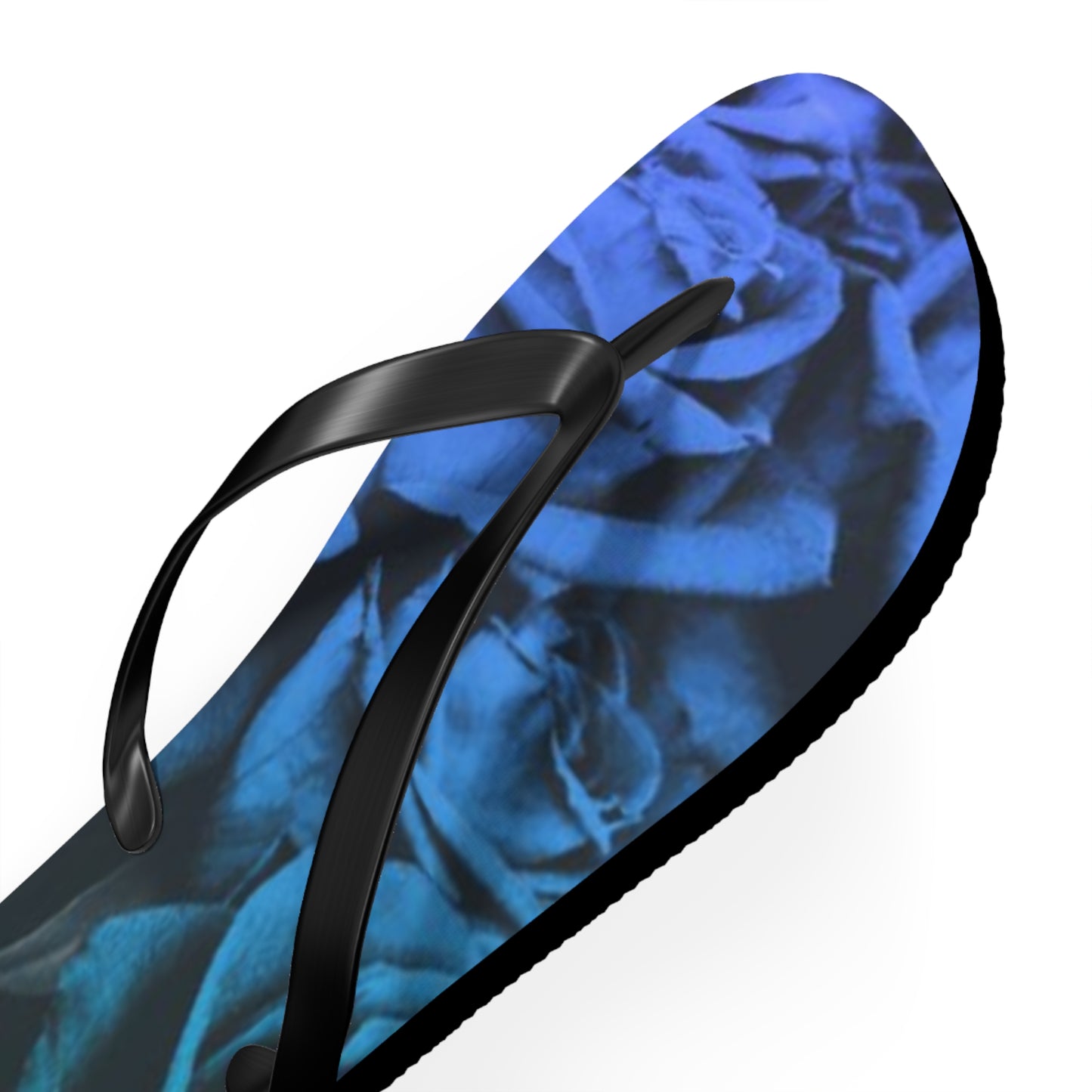 Blue Roses Flip Flops