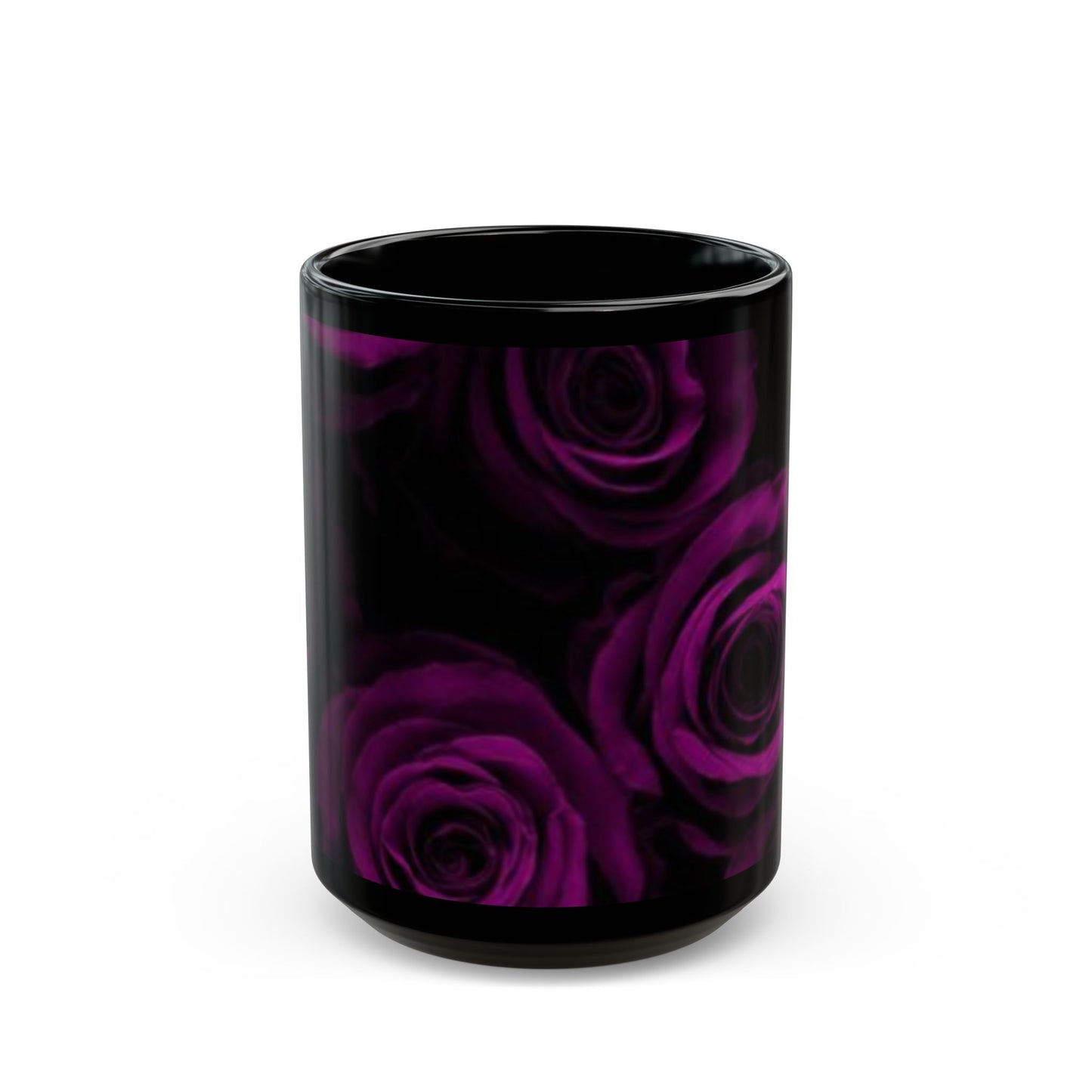 Dark Purple Roses Mug