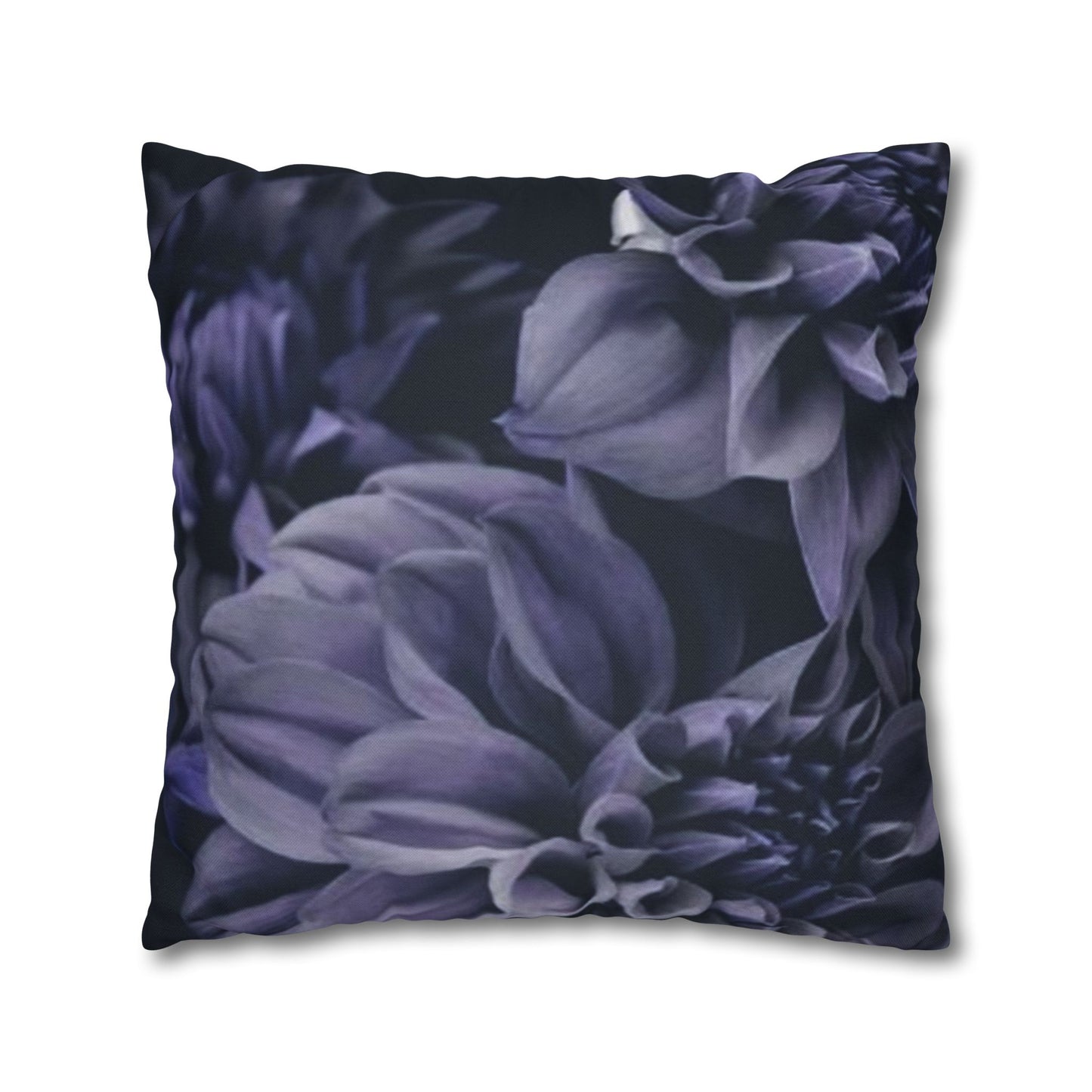 Blue Dahlia Square Pillowcase